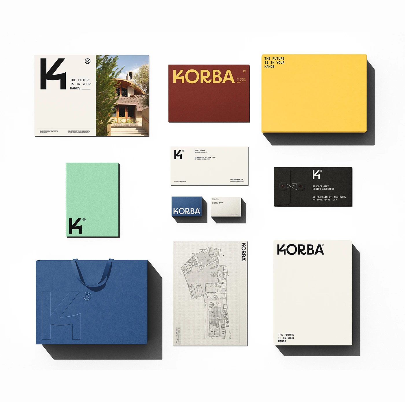 KORBA Architectural Studio Branding System