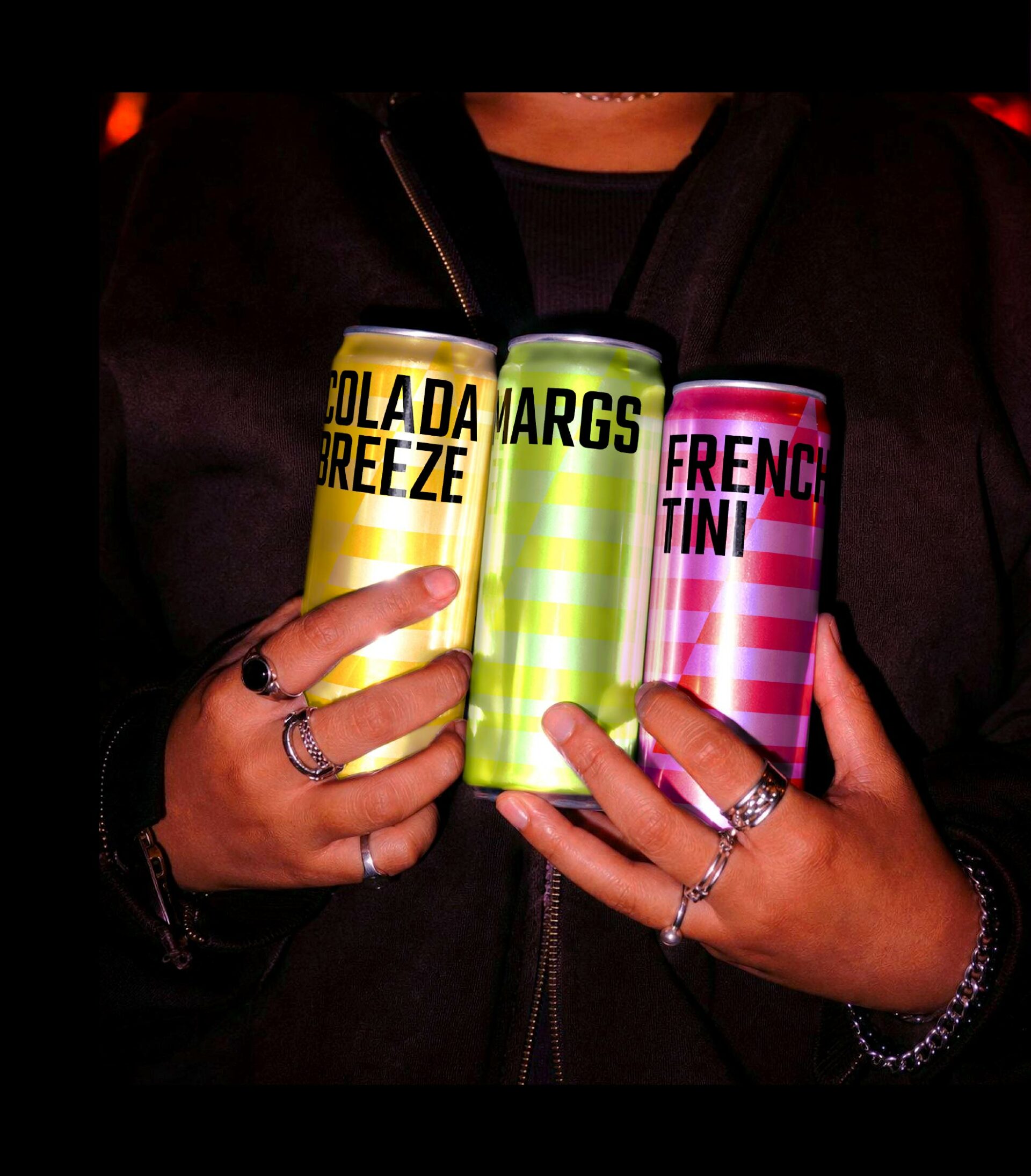 Lane7 branding canned cocktail beverage packaging