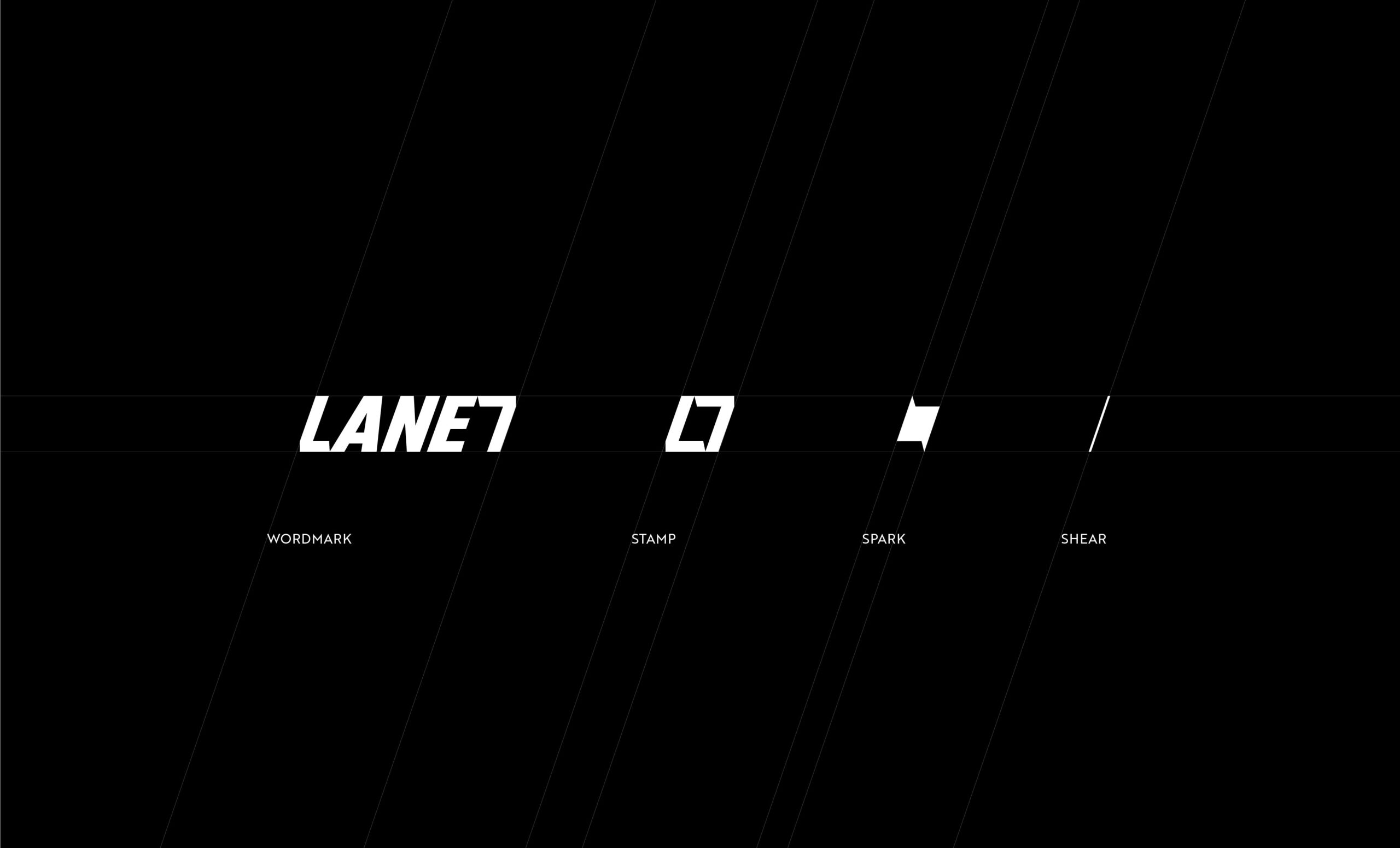 Lane7 branding geometric toolset construction diagram
