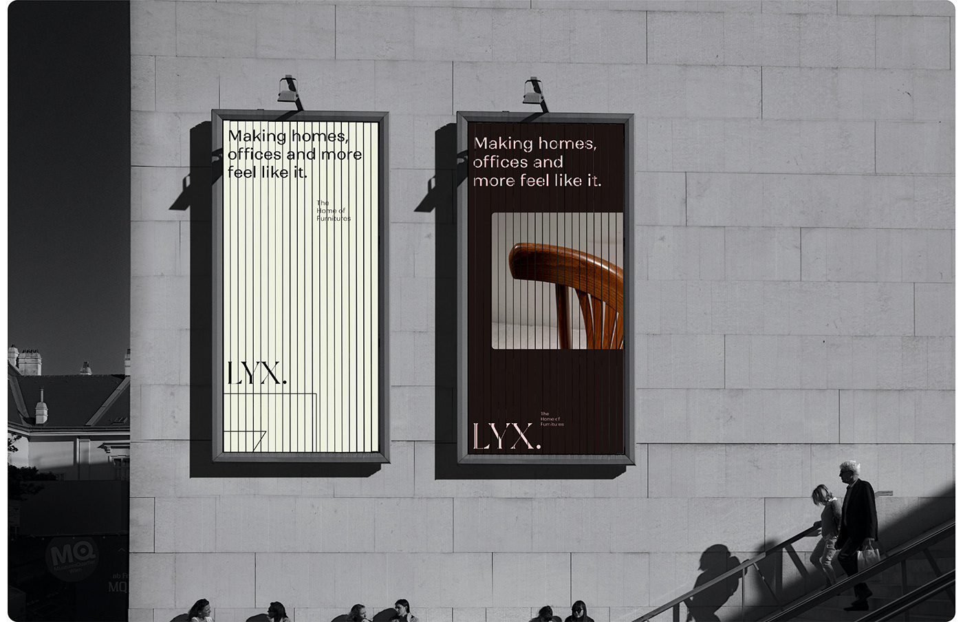 LYX Luxury Interior Architecture and Furniture Brand Identity Design