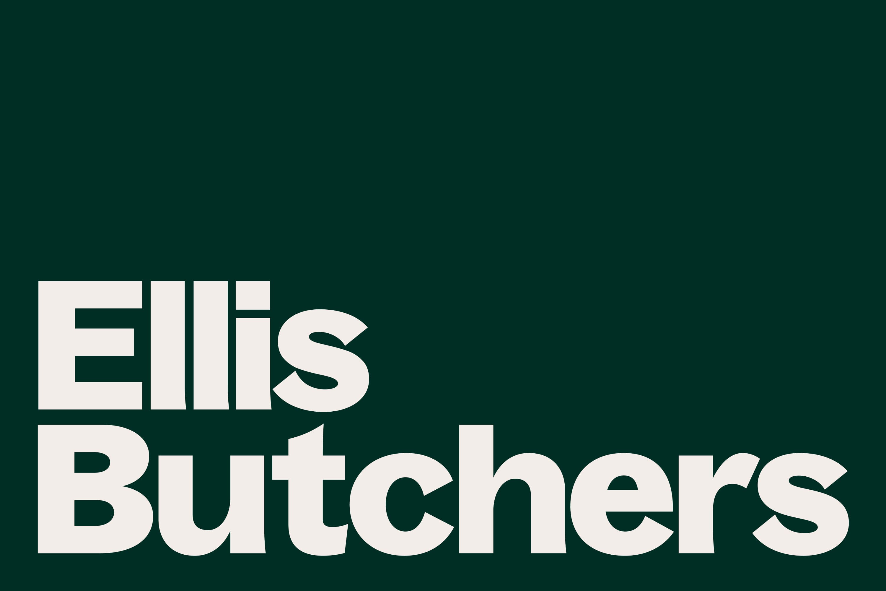 Studio Blackburn’den Ellis Butchers İçin Geleneksel ve Moderni Birleştiren Tasarım Kimliği