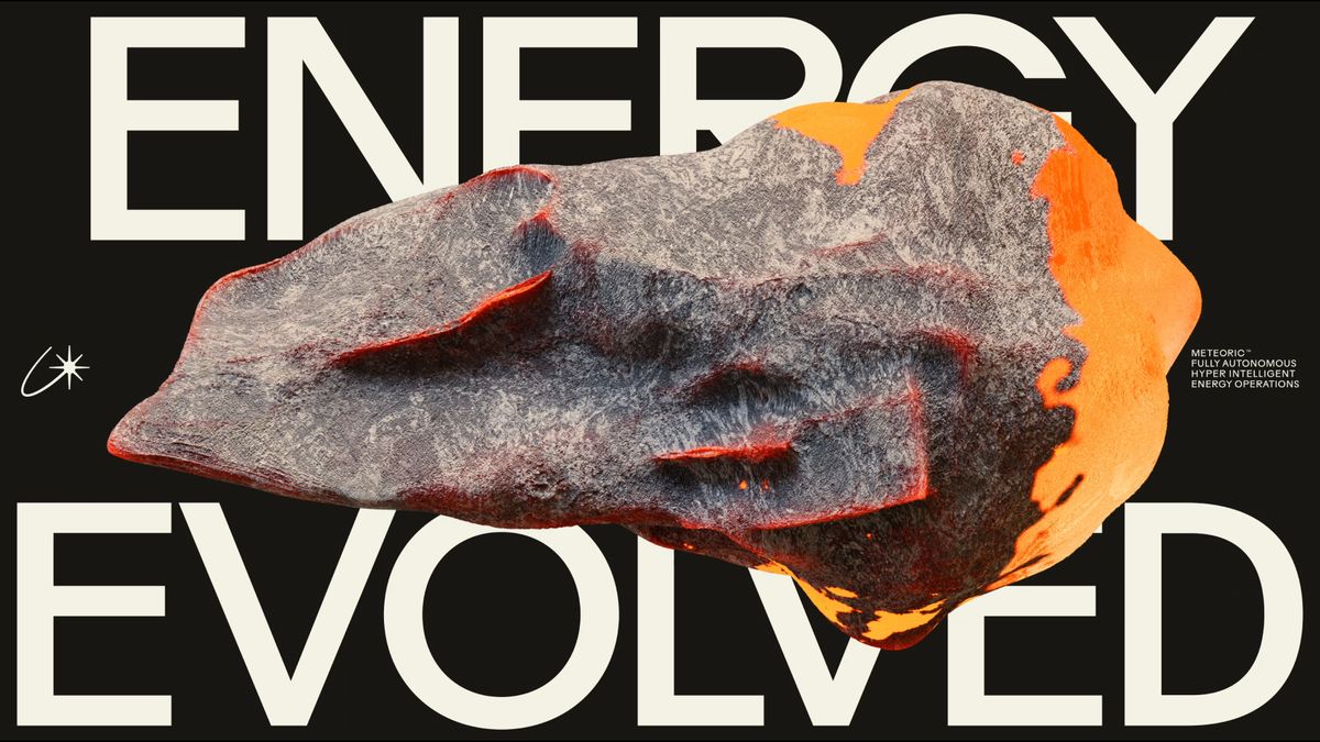 Activos de diseño de marca de la marca Meteor Energy