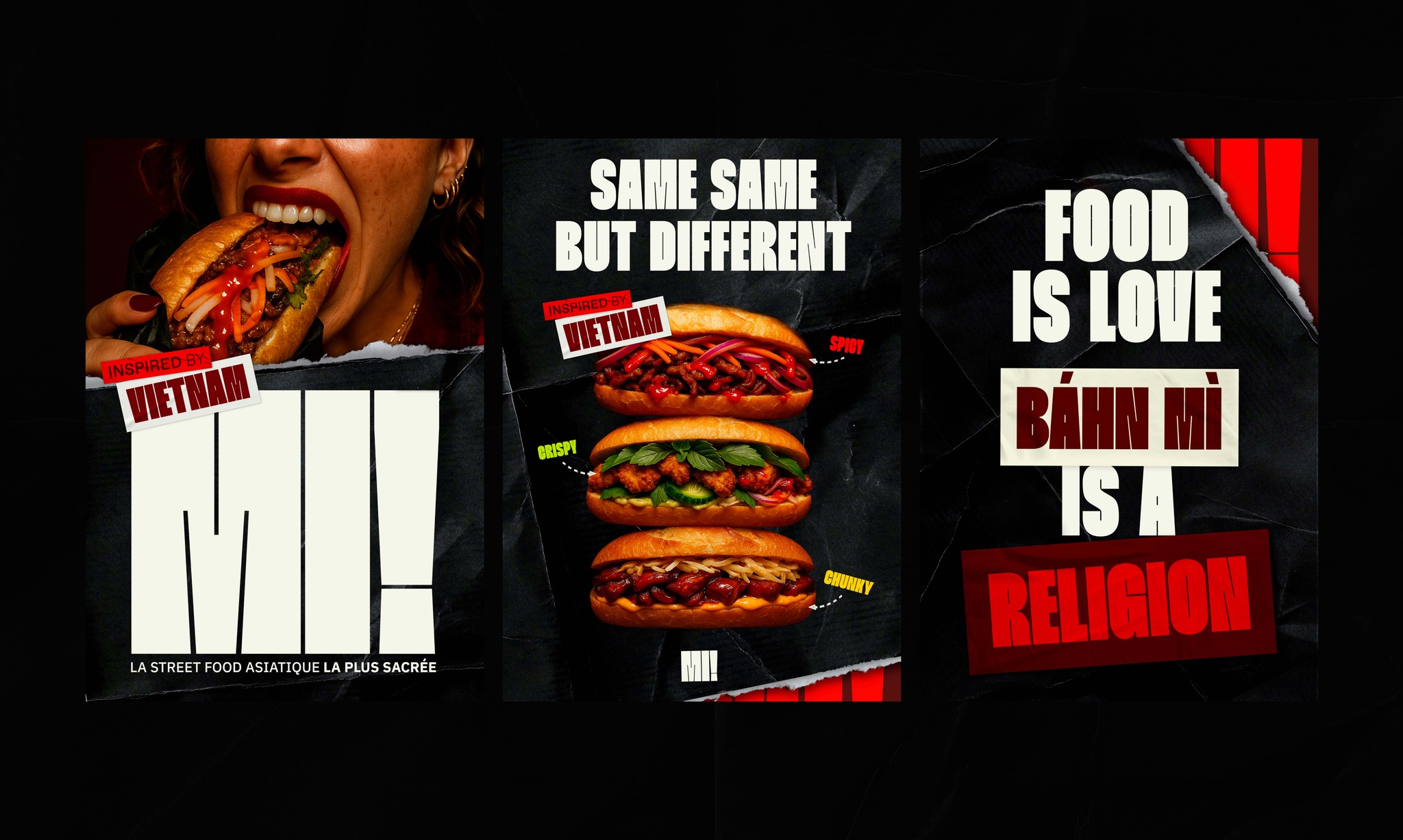 MI custom packaging graphics and typography details