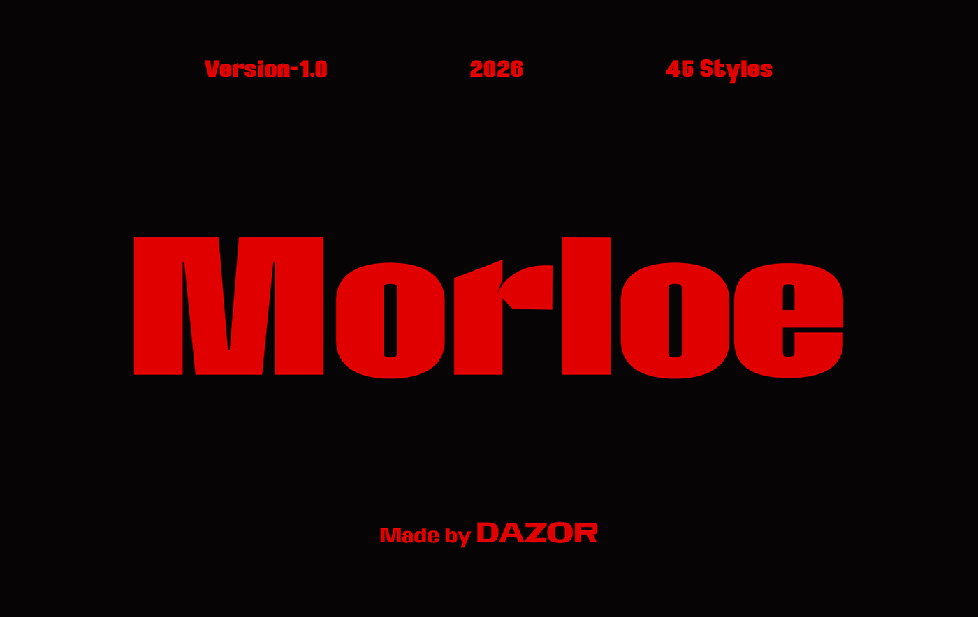 Morloe Variable Font: A Flexible Typography Solution for Modern Designs
