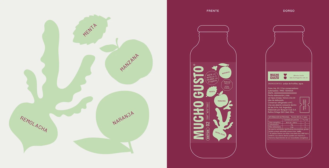 Mucho Gusto Tactile Branding and Packaging System