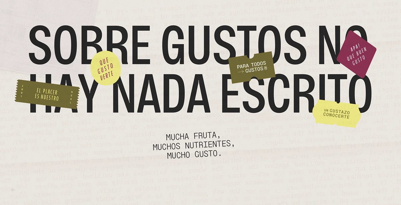 Mucho Gusto Tactile Branding and Packaging System