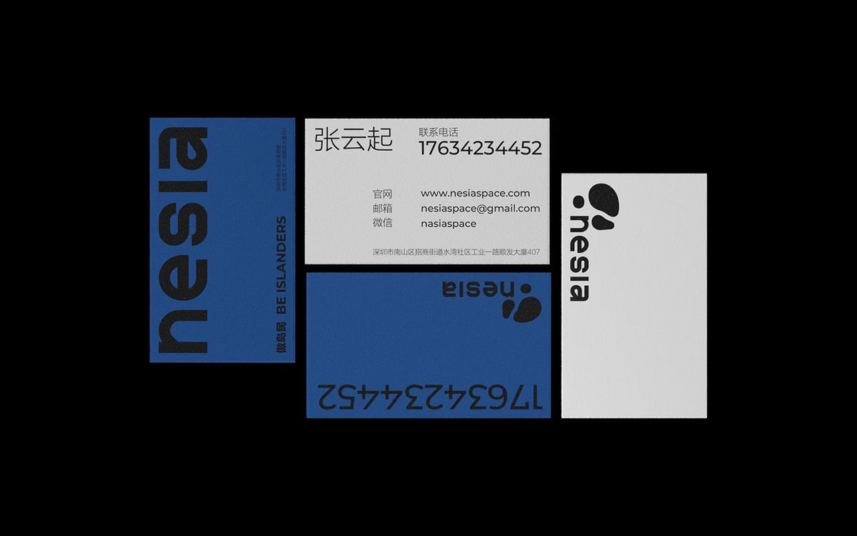 nesia brandbook layout design detail branding