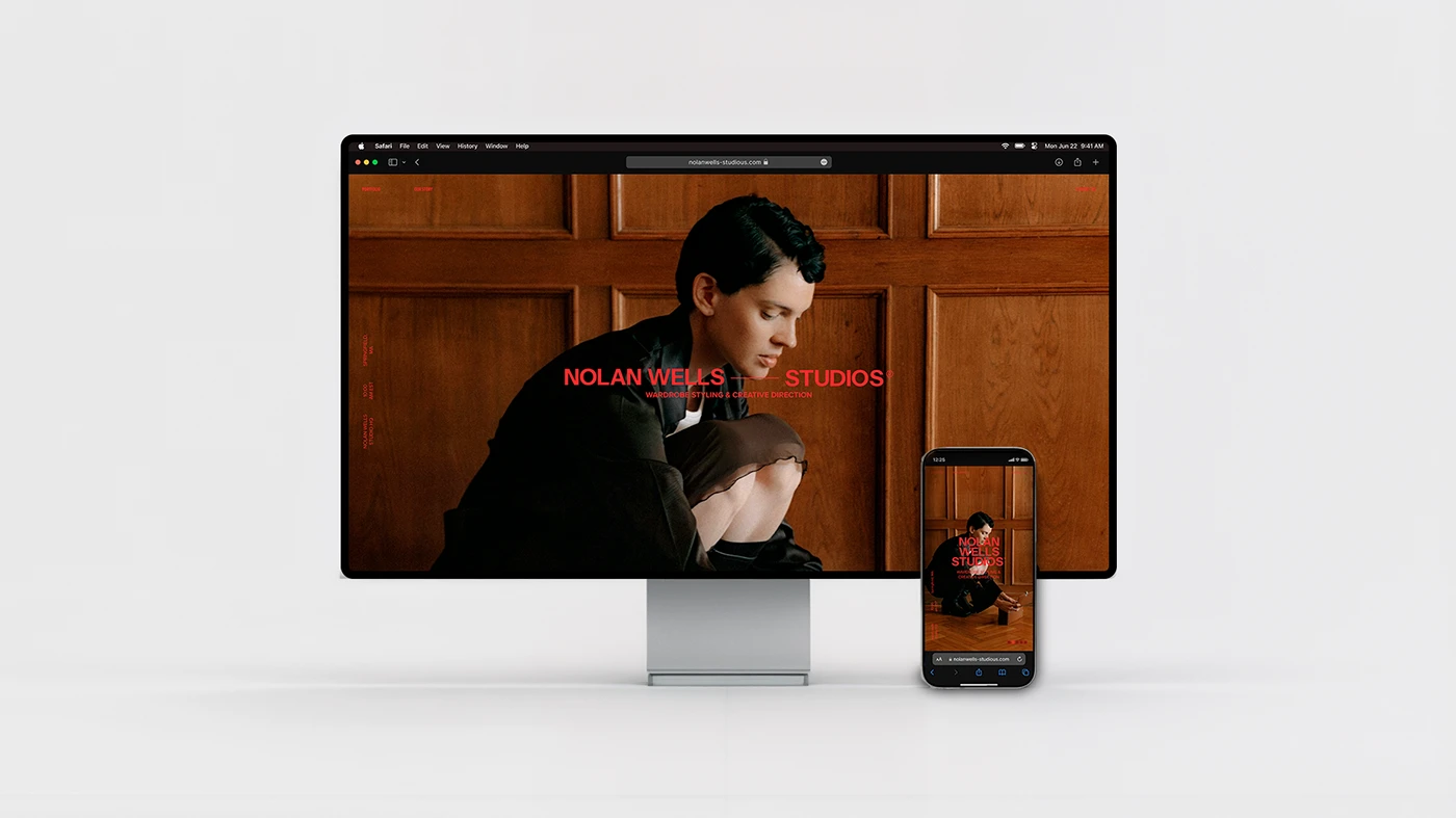 Branding for Nolan Wells Studios by Karina Loboda and Airo Btq