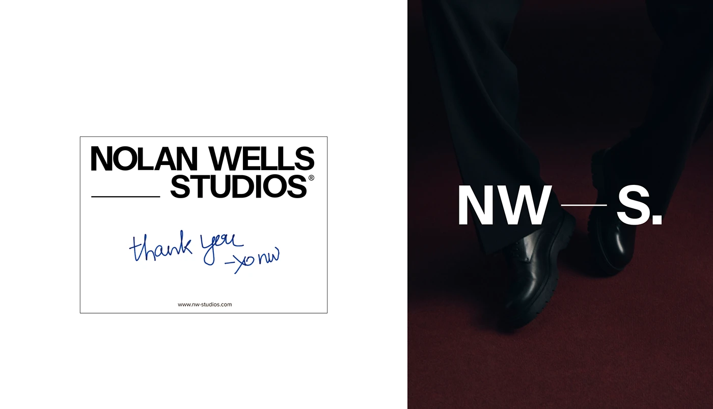 Branding for Nolan Wells Studios by Karina Loboda and Airo Btq