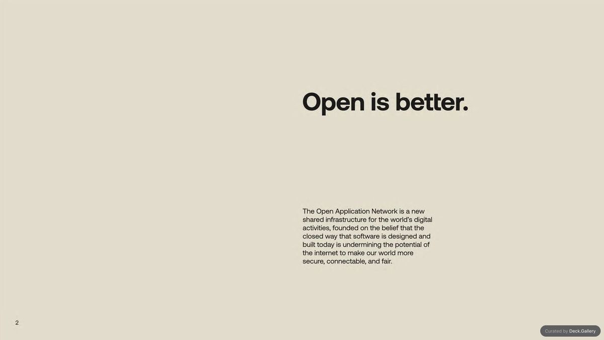 OAN presentation branding brand design asset