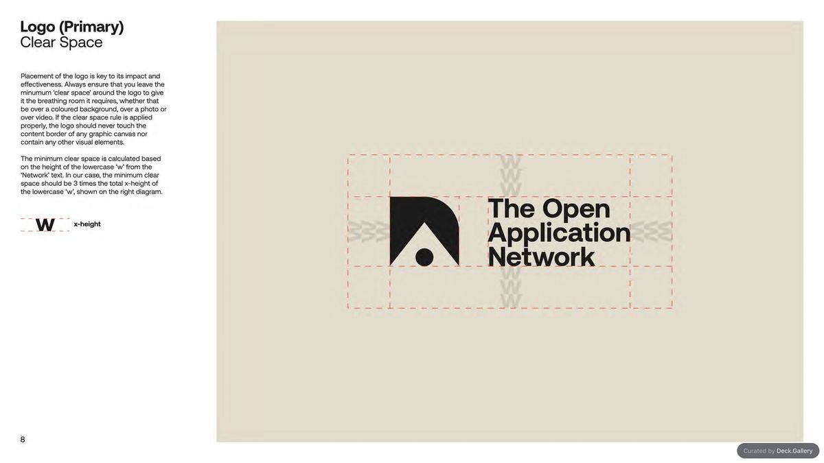 OAN presentation branding merchandise layout design