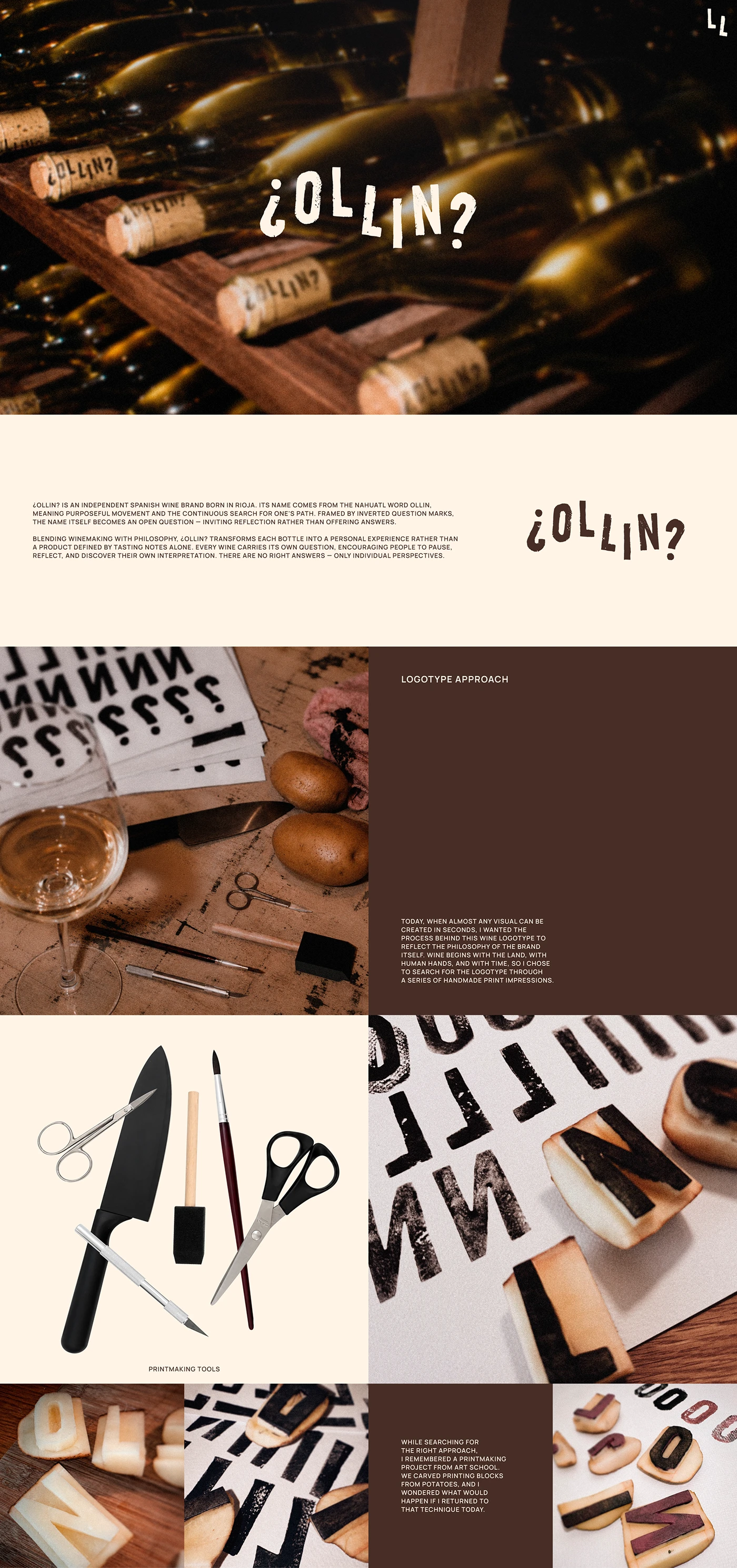 OLLIN Wine Brand Identity branding packaging detail 5