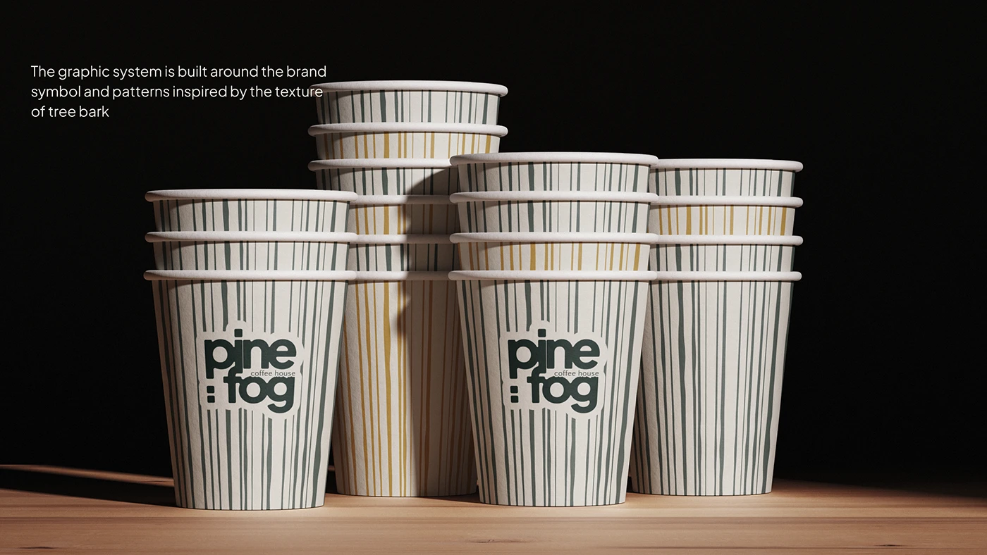 Natalia Doroshenko Designs Branding for Pine & Fog Coffee Shop