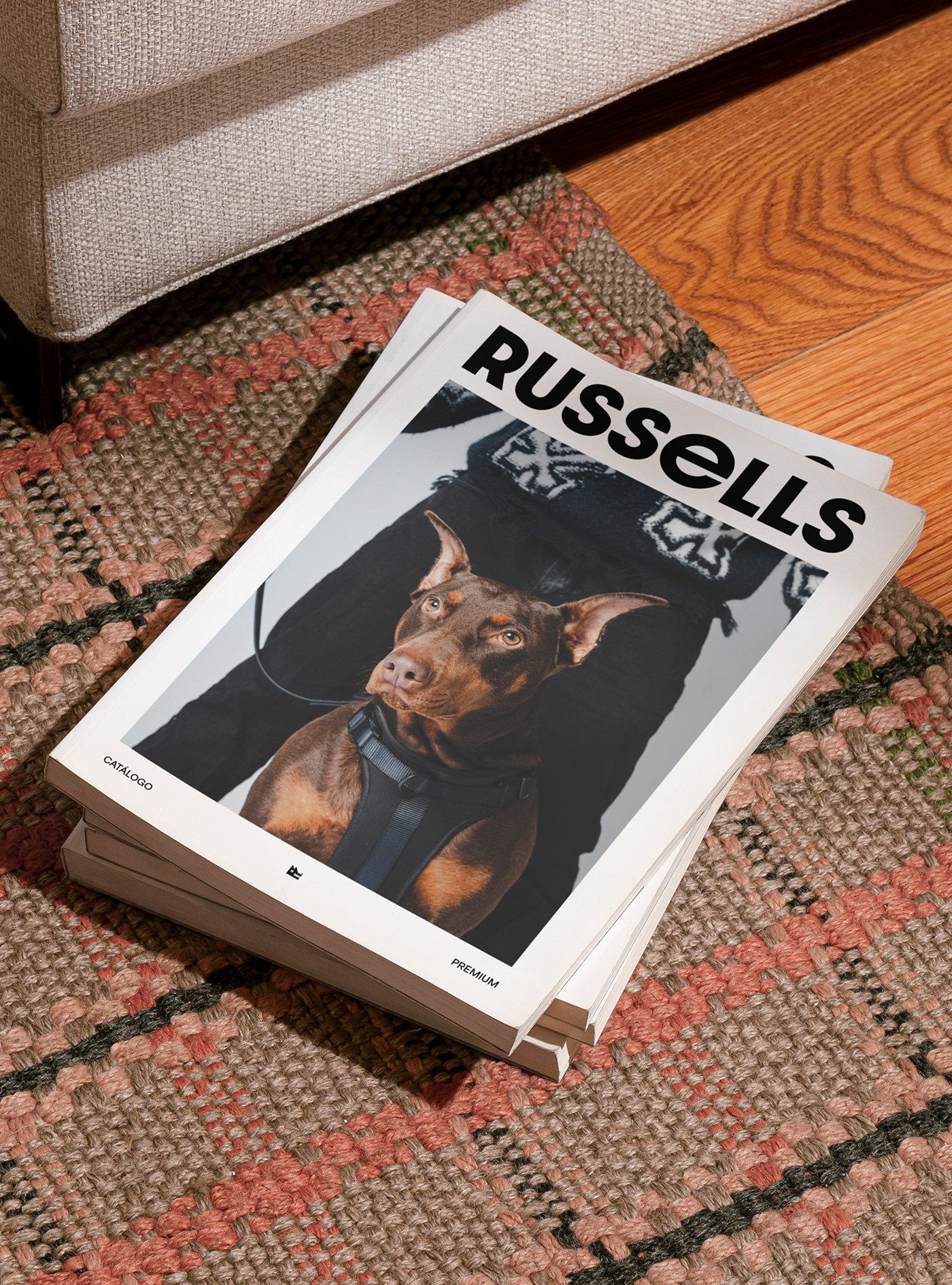 Yago Ferreira Designs Modern Visual Branding for Russells