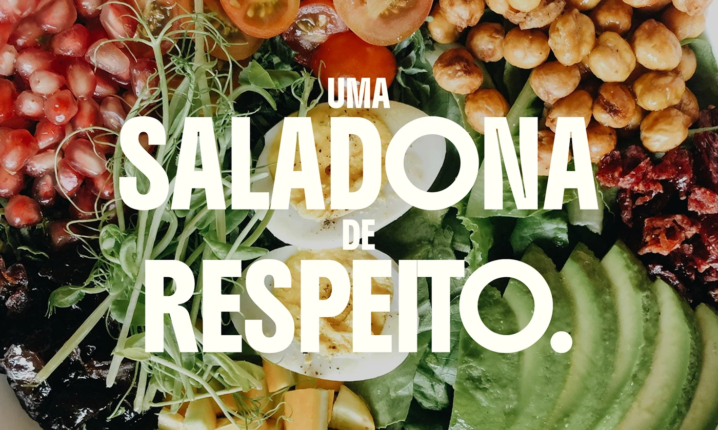 SALAD&RIA branding macro food photography layout