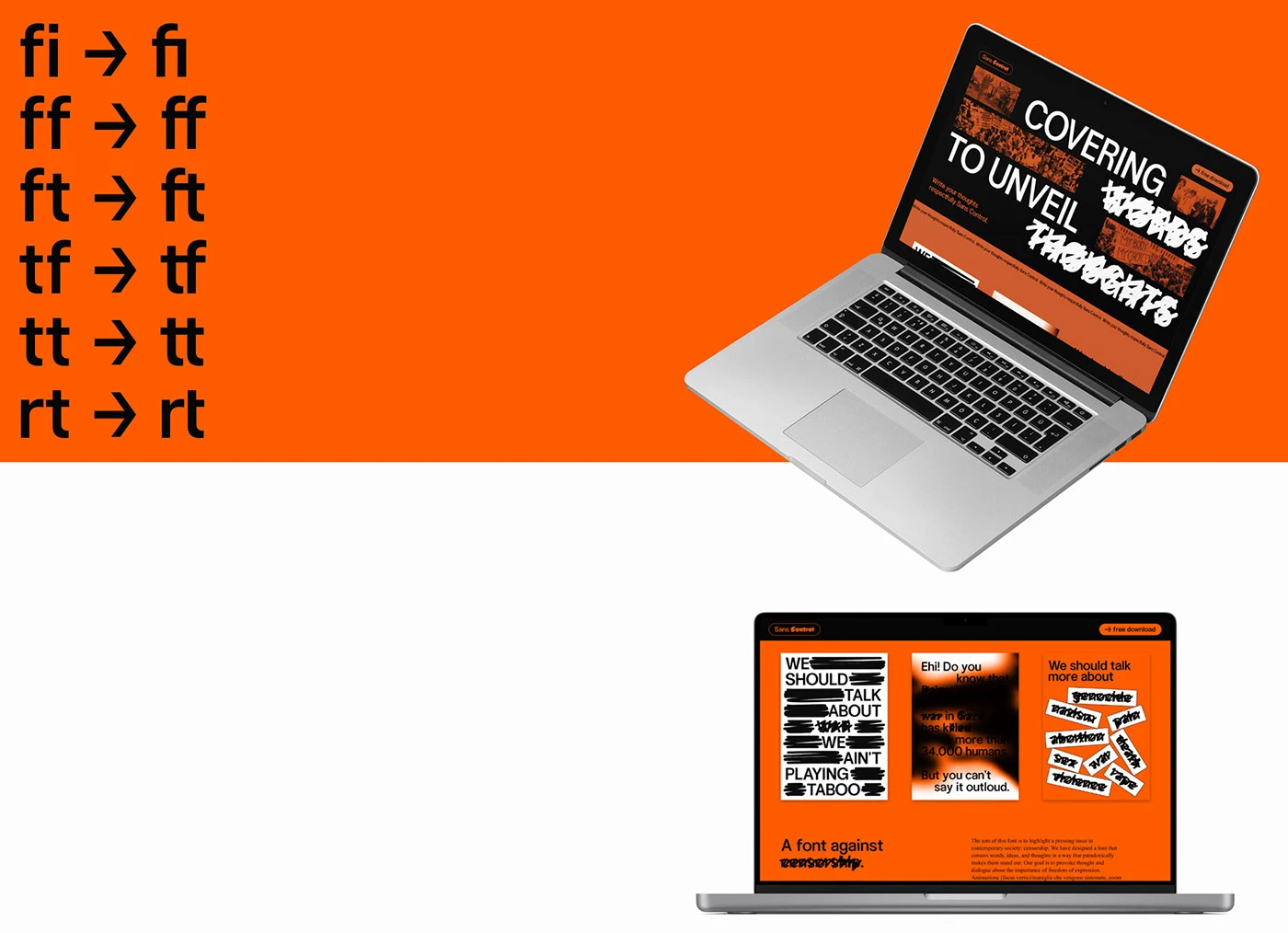 Sans Control - Free Font free fonts merchandise layout design