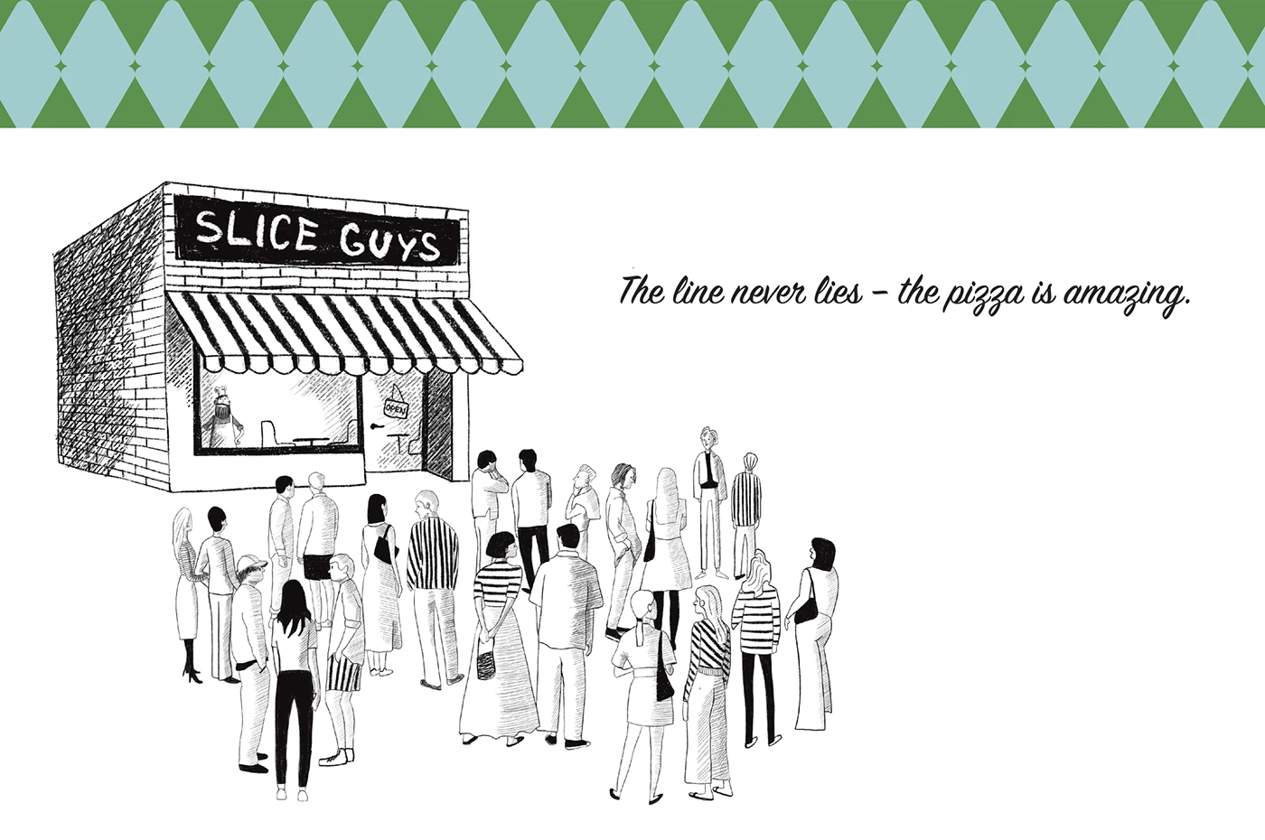 Jeanne Nazinian Designs Bold Retro Branding for Slice Guys