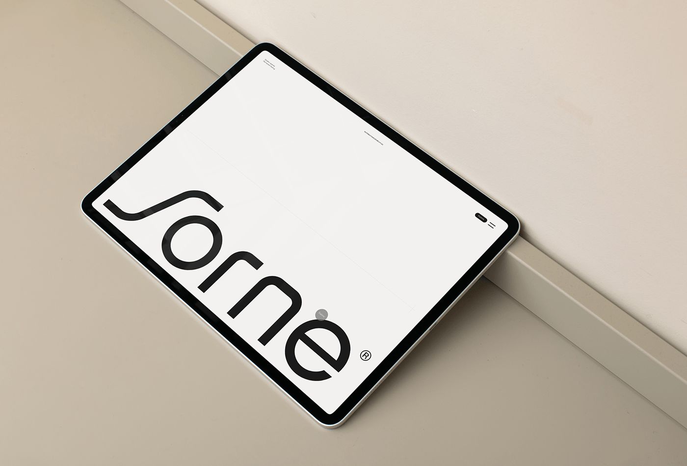Activos de diseño de marca de la marca Sorne®