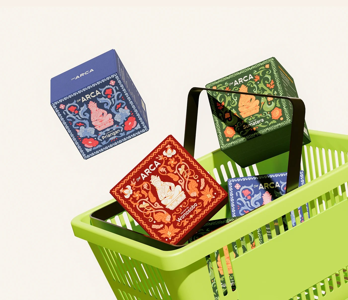 Tea Branding Identity for Teh Cap Arca