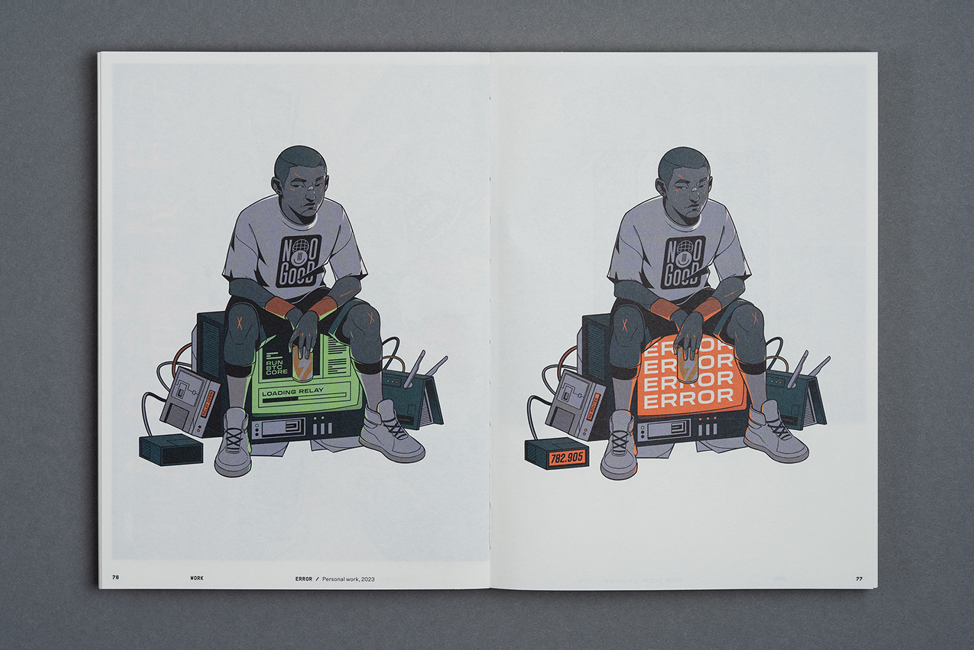 The NoGood Book Monograph and Vector Illustration