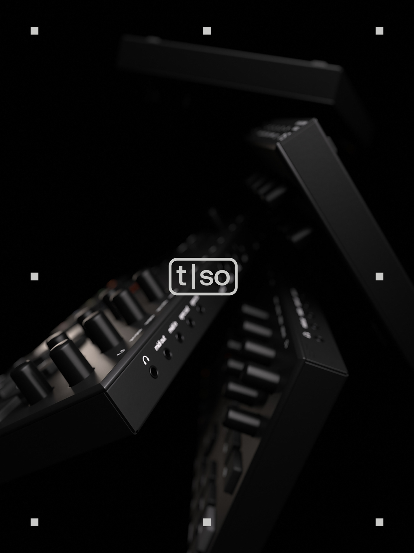Image 8: Torso Electronics branding mobile app UI mockup