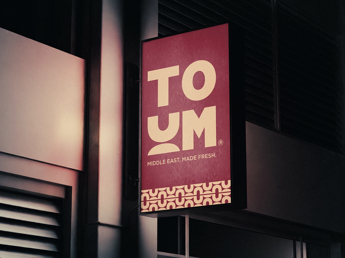 TOUM product packaging tape and box construction
