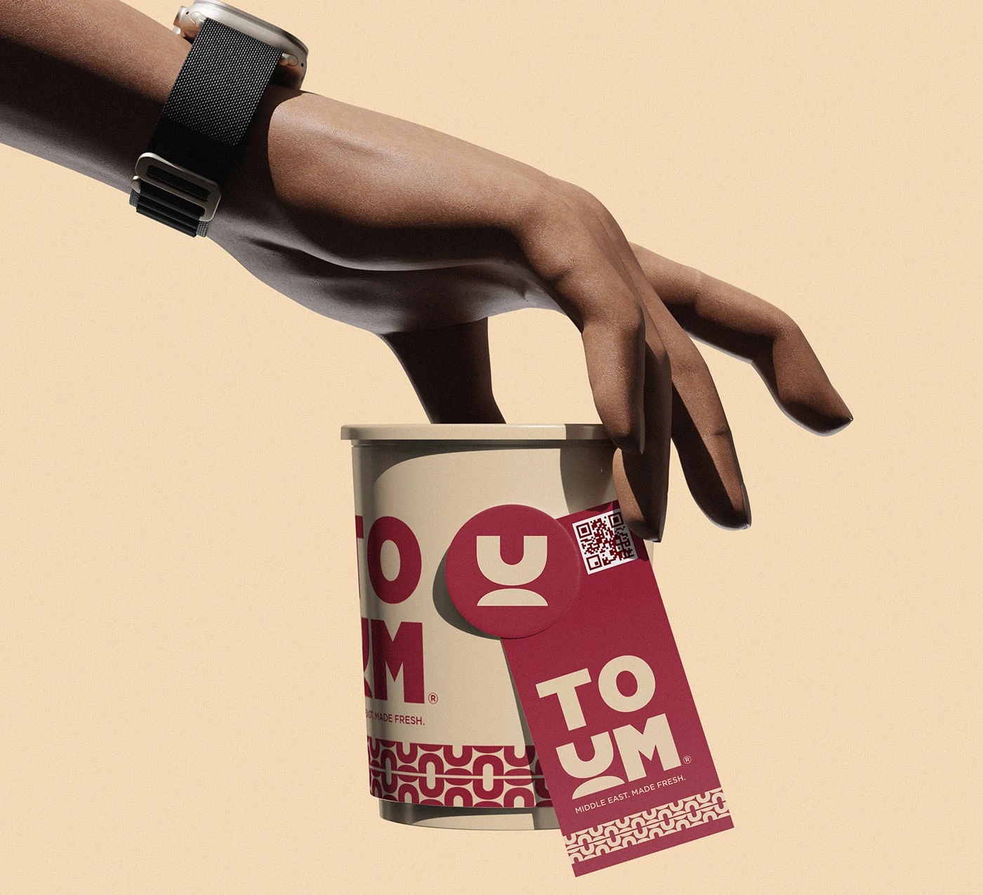 TOUM brand packaging collateral suite by Kashyap Bhatt