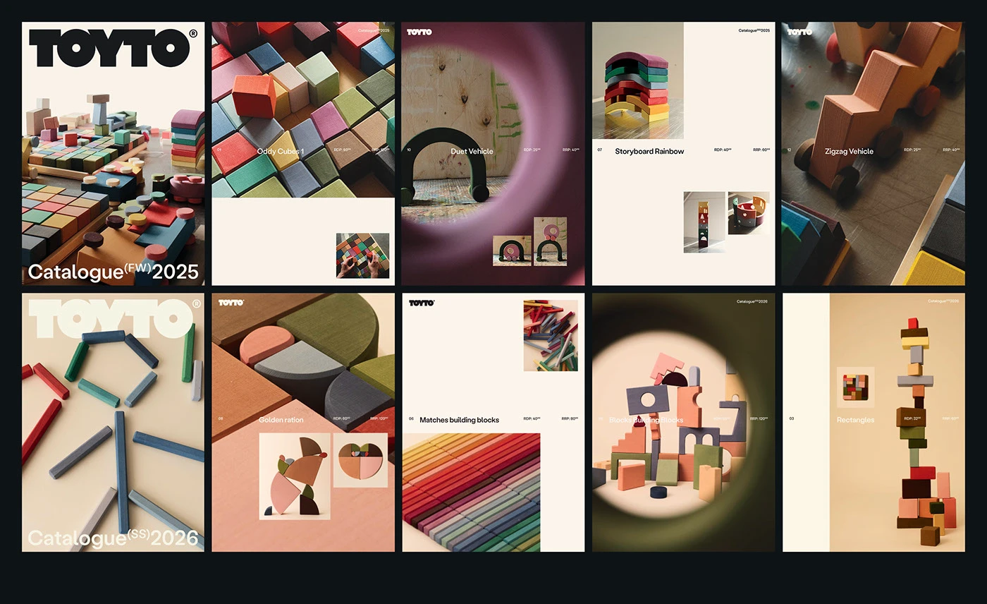 Toyto branding color system design