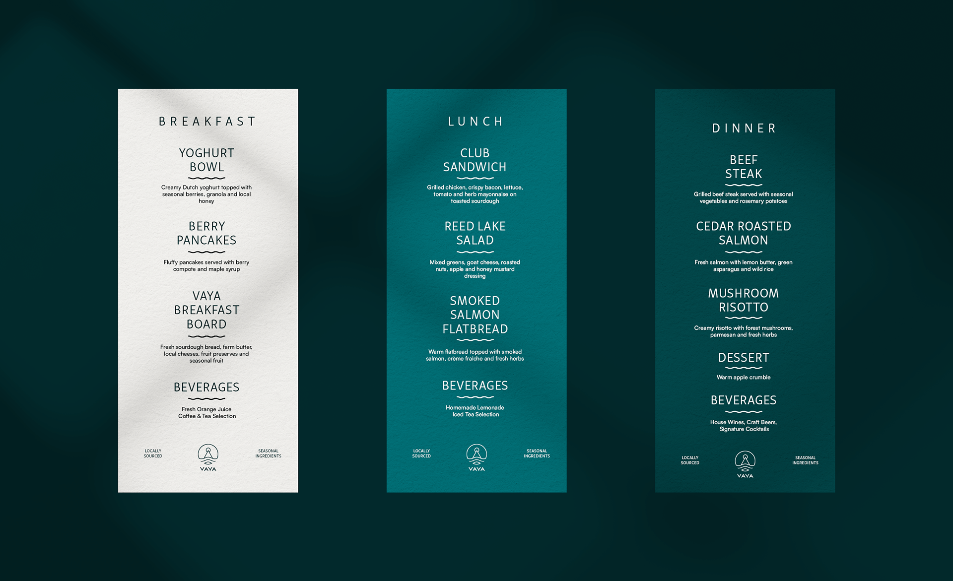 VAYA Vakantiepark branding design detail 5