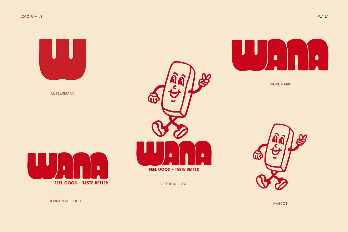 Wana - Detalle de activos de diseño de marca de marca Candy 10