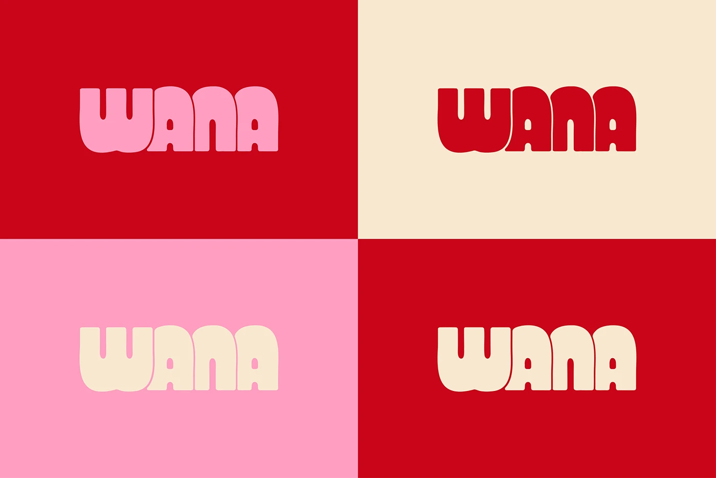 Wana - Detalle de activos de diseño de marca de marca Candy 11