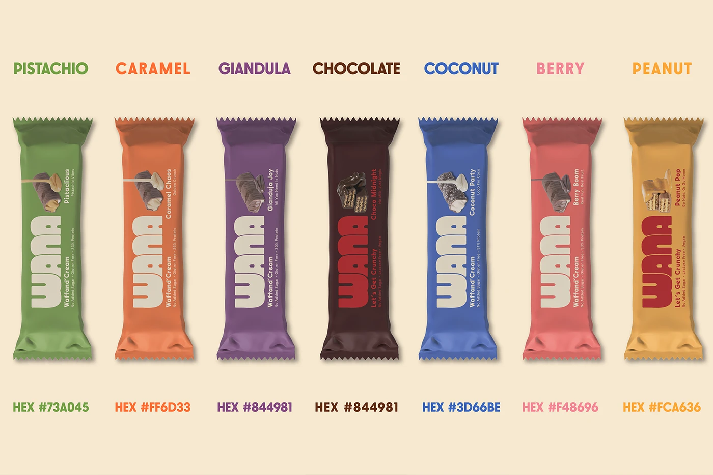 Wana - Detalle de activo de diseño de marca de marca Candy 2