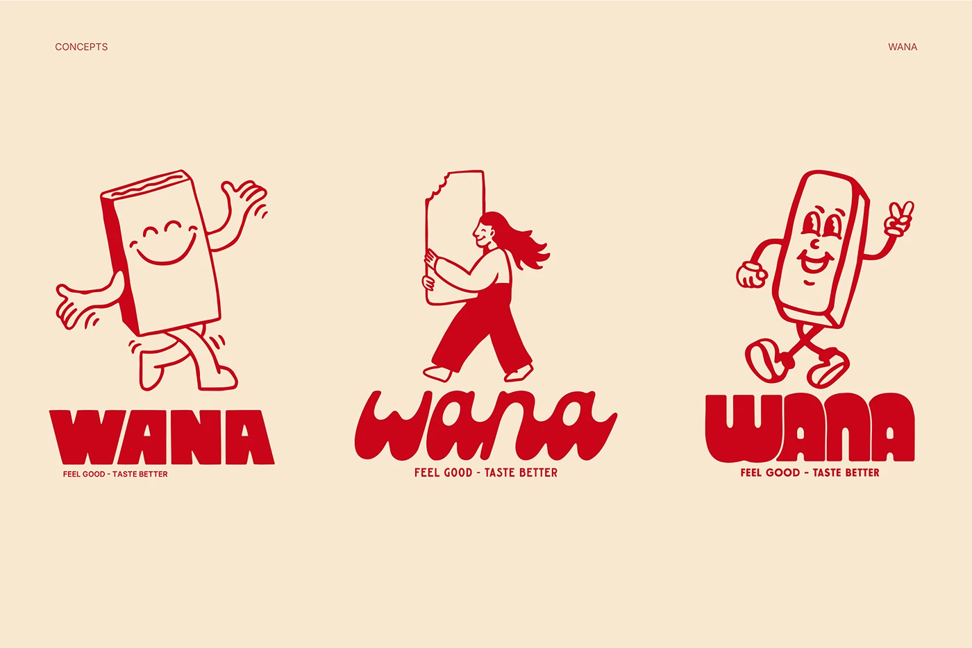 Wana - Detalles de activos de diseño de marca de marca Candy 8