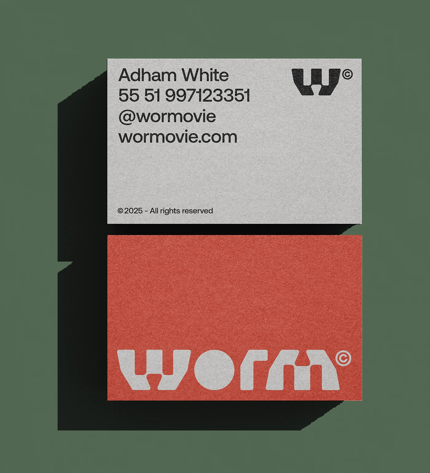 WORM Visual Identity Branding by Jonas Bombardelli