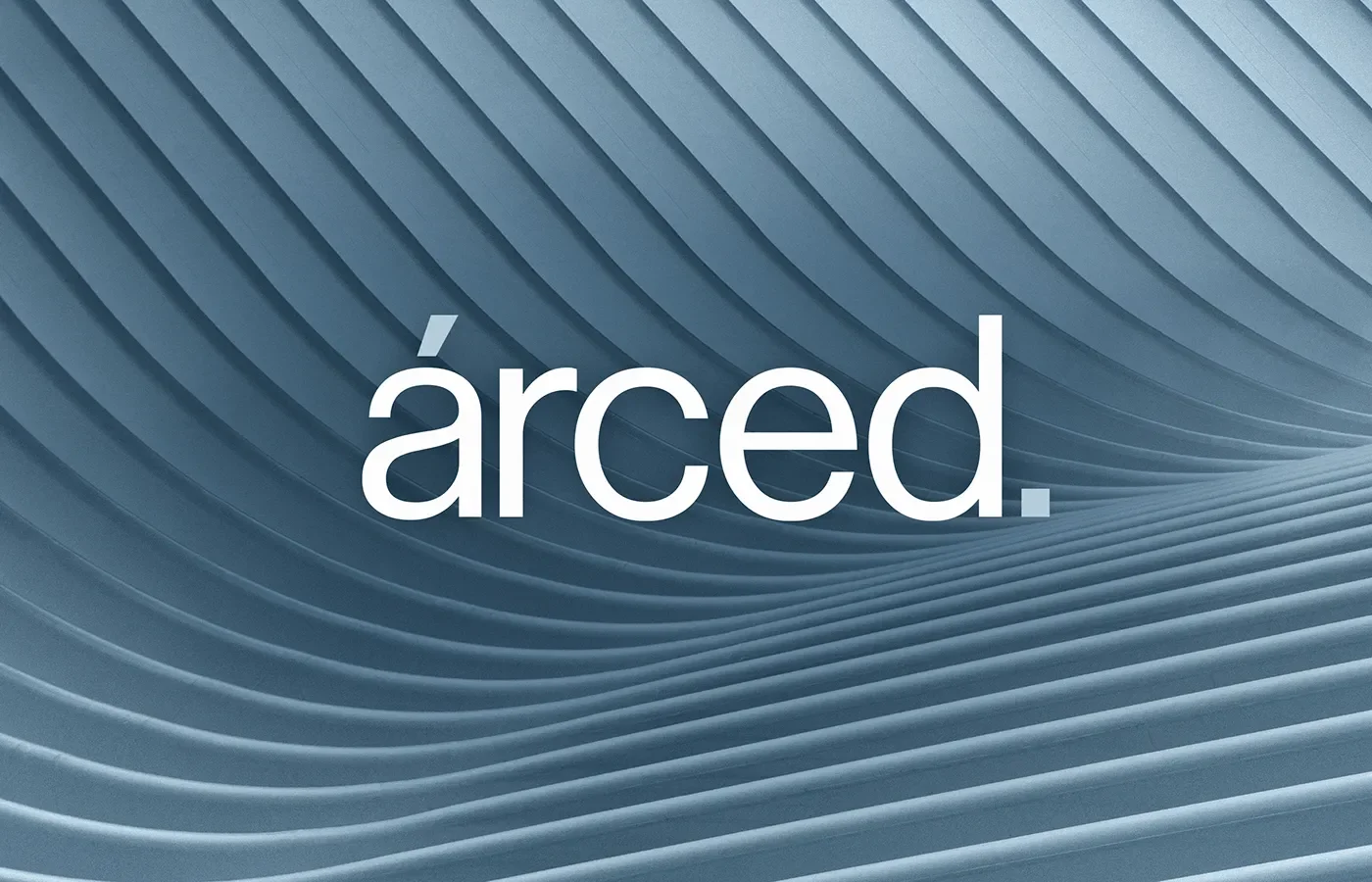 Arced — Brand Identity & Naming branding hero graphic mockup