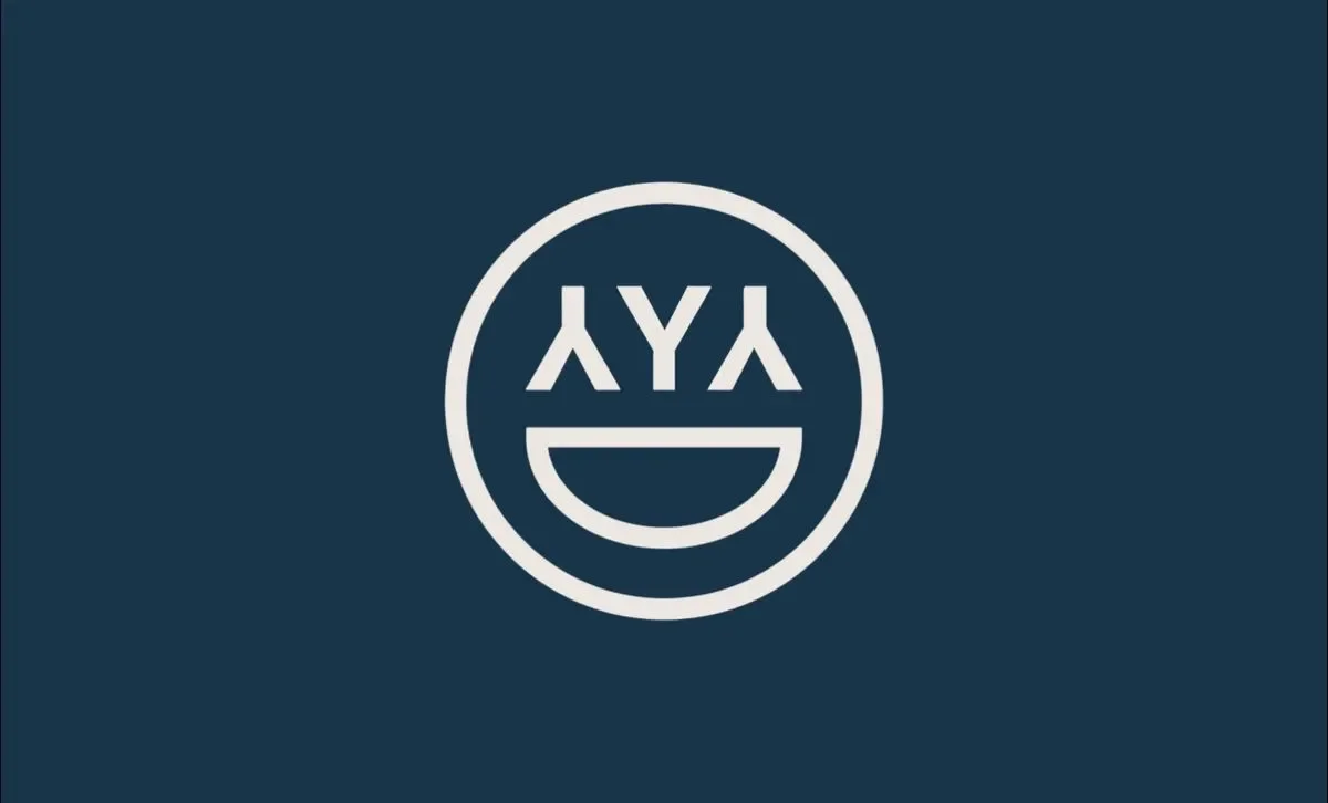 AYA branding hero packaging mockup design