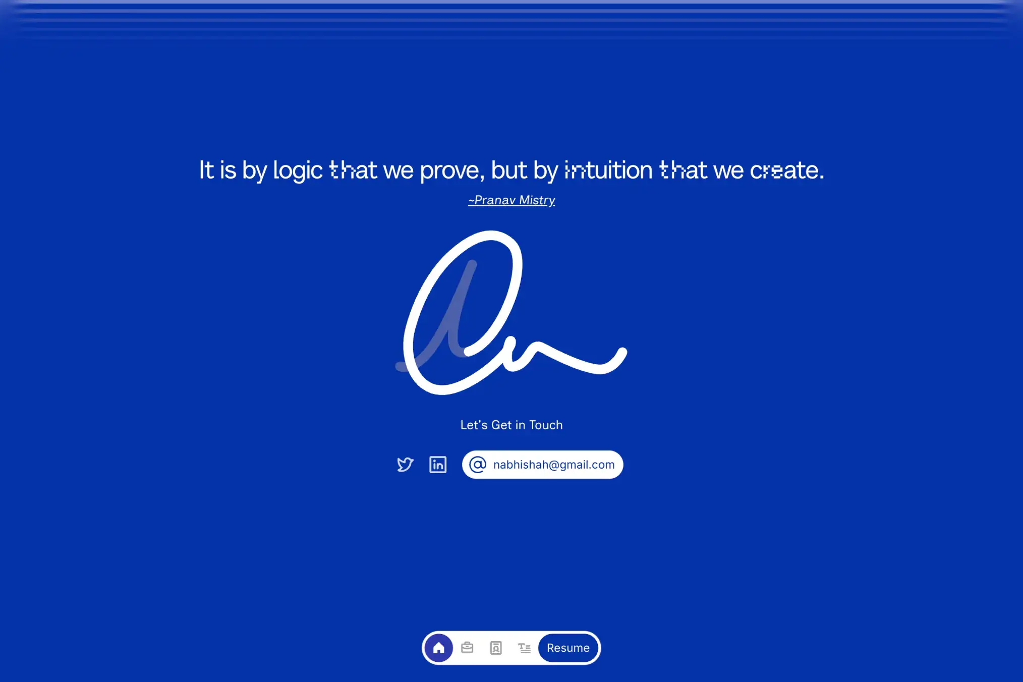 Footer Design Inspiration: The Only Gallery on Earth