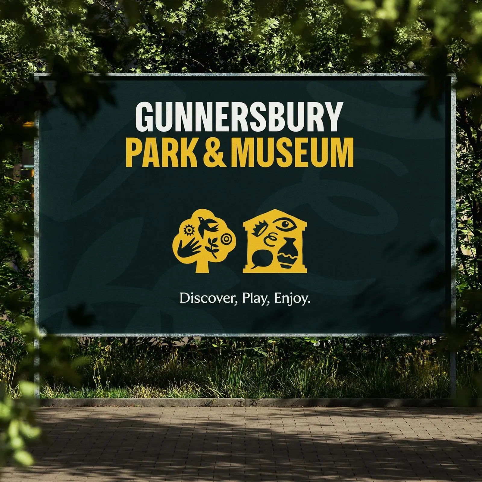 Gunnersbury Park Museum identity by Wiedemann Lampe