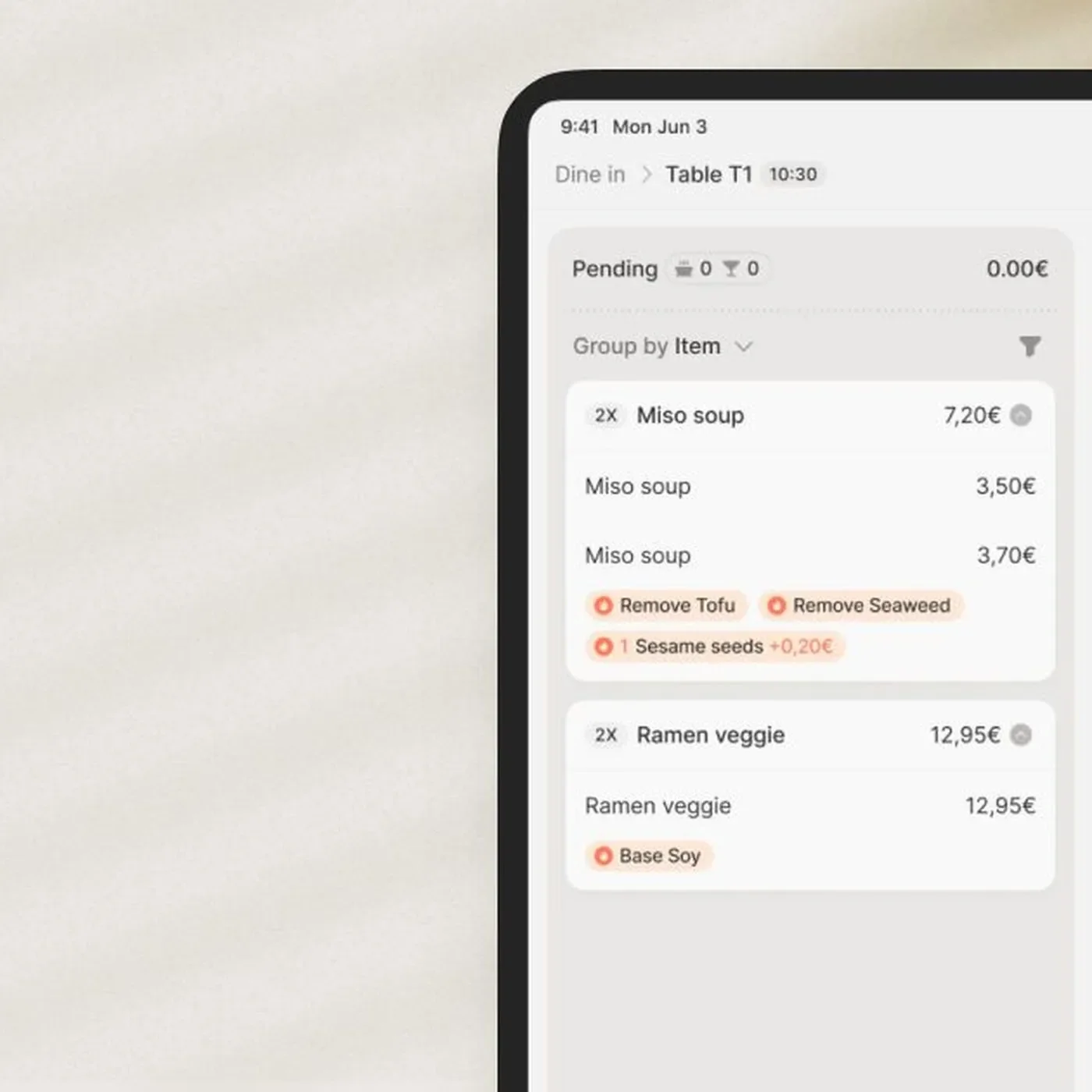 allO dashboard layout on desktop — allo super significa