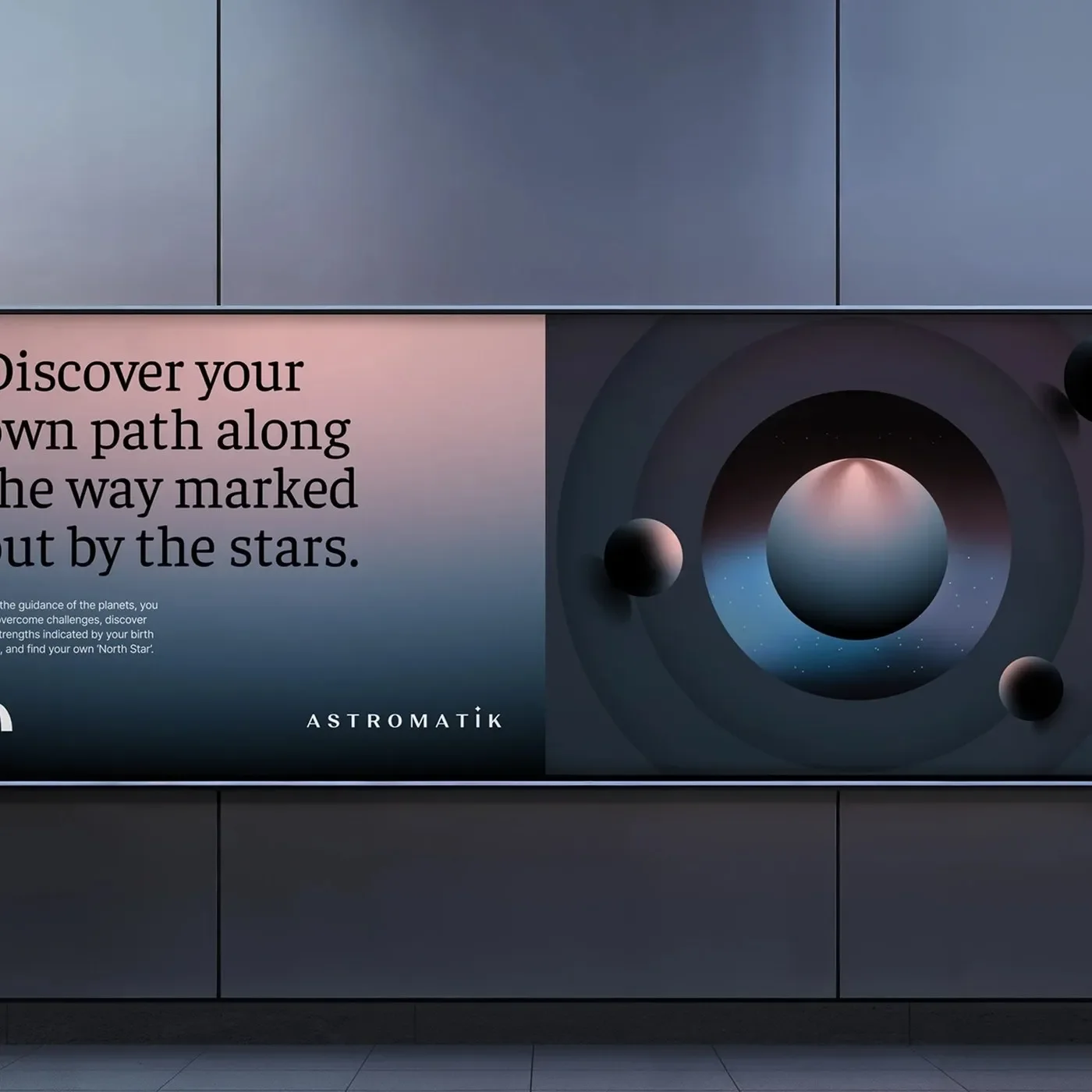 Astromatik app branding ux ui sencer b. yilmaz mobile interface design showing celestial charts