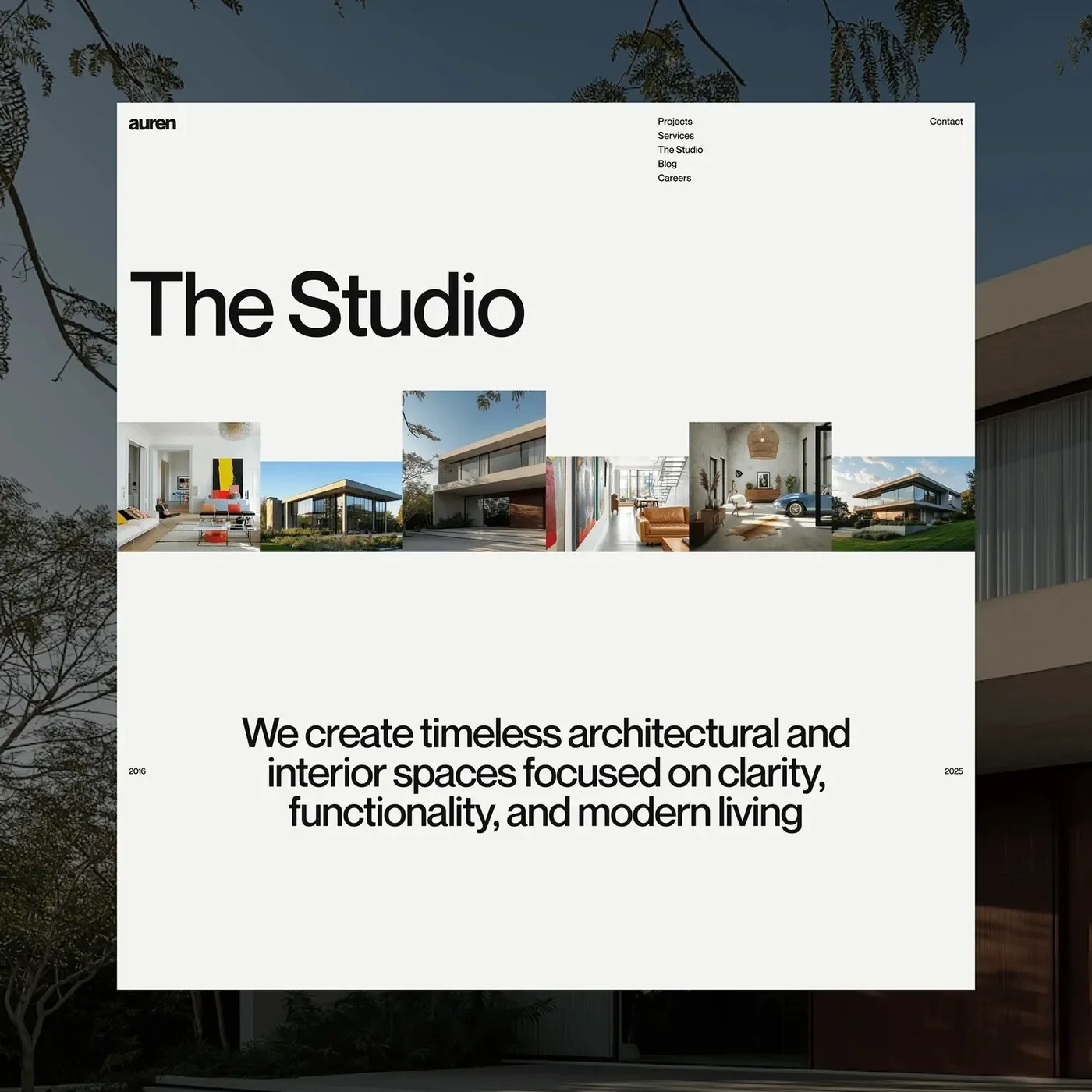 Auren master brand board, logo wordmark, and ui ux design system overview