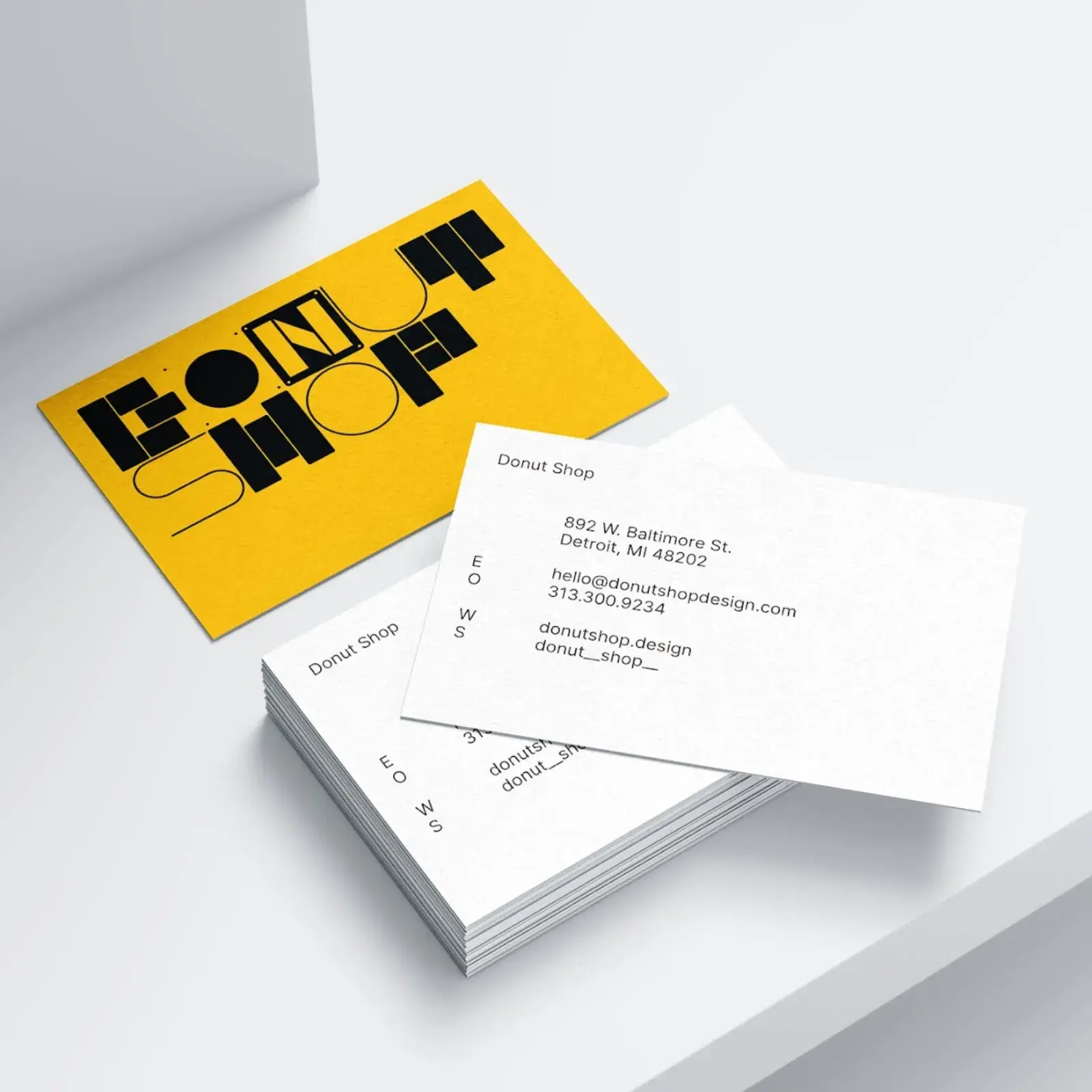 Unique Branding and Visual Identity for Donut Shop Design
