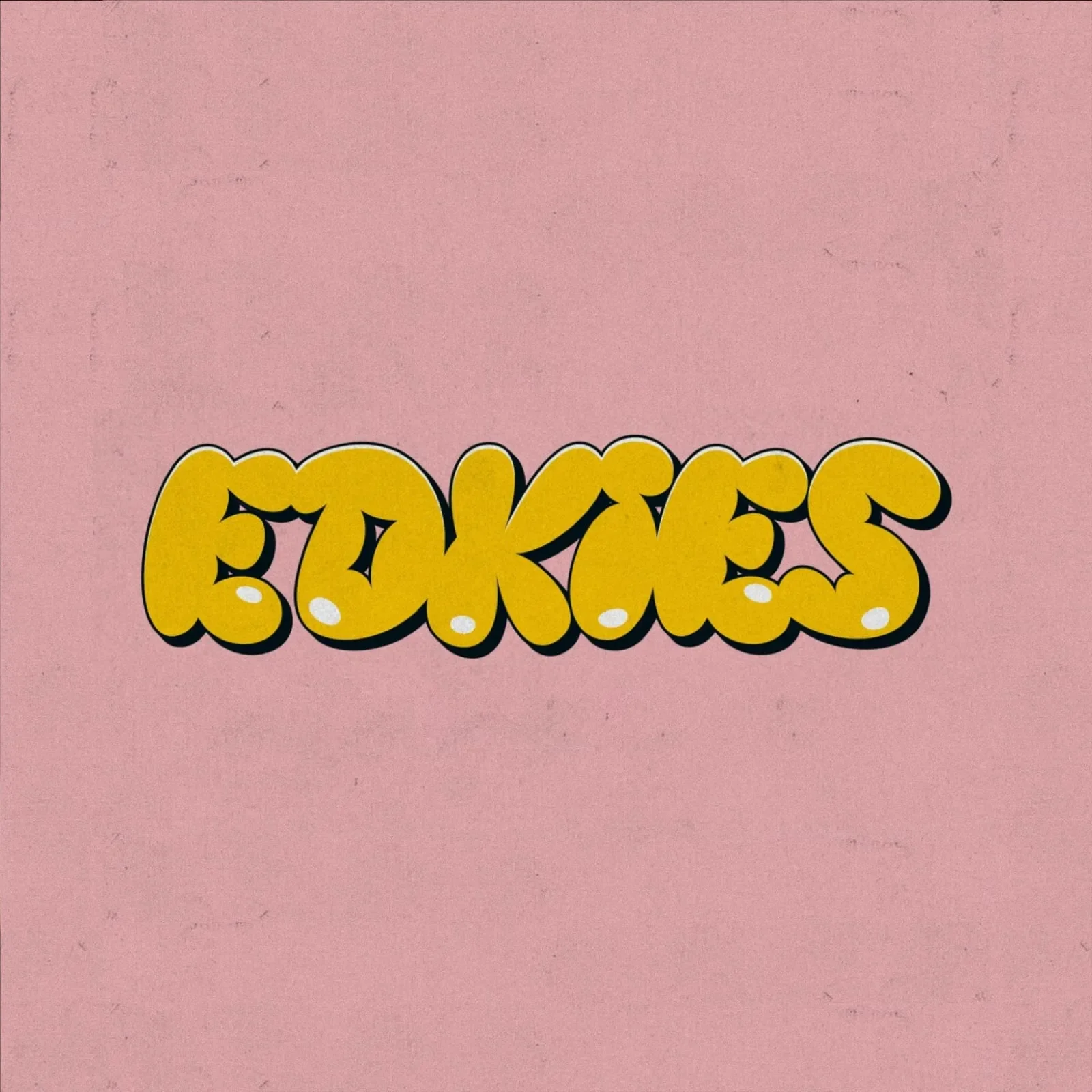 Edkies bubble display font hero — bold inflated letterforms by Pixel Surplus