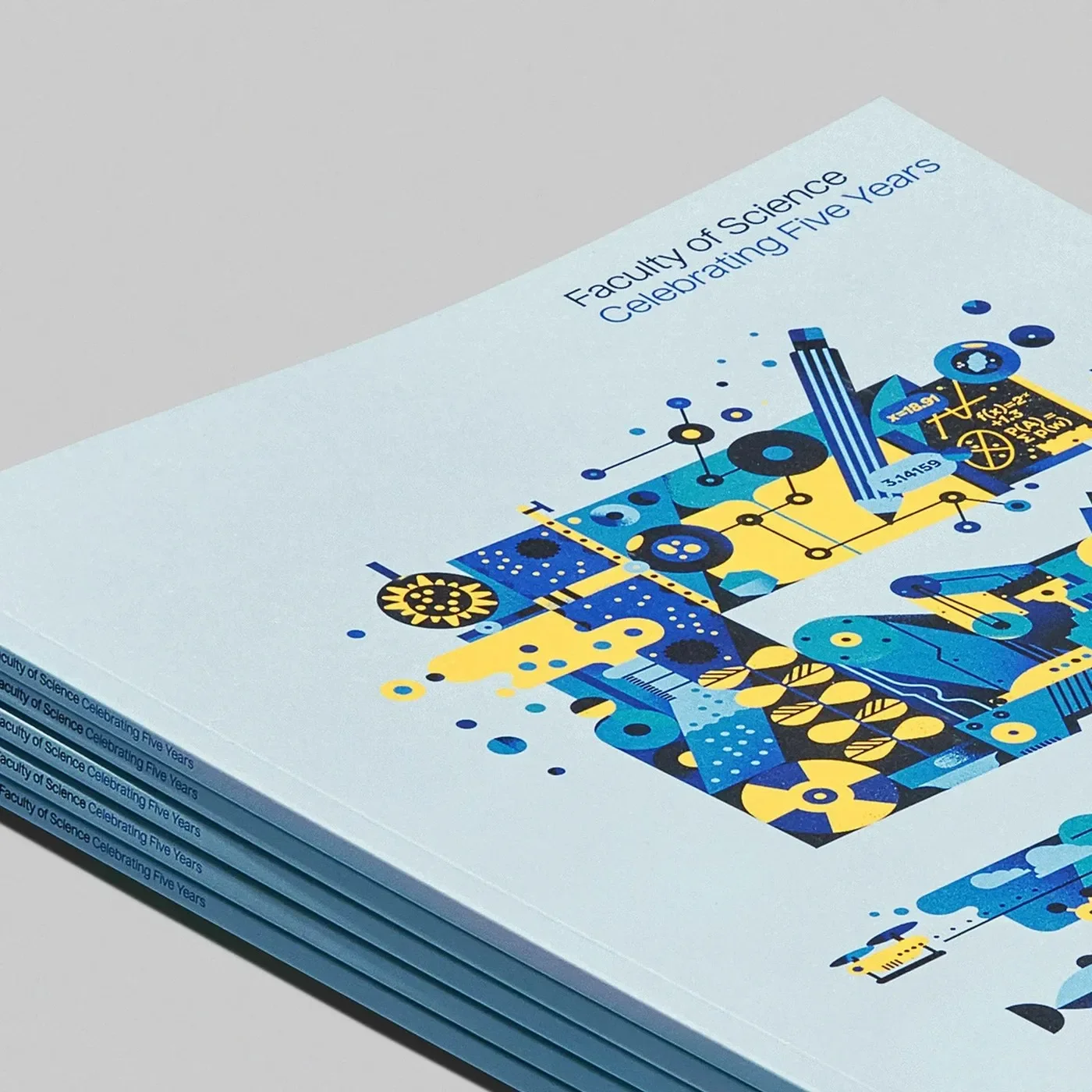 editorial design book cover for Ryerson Faculty of Science by Underline Studio