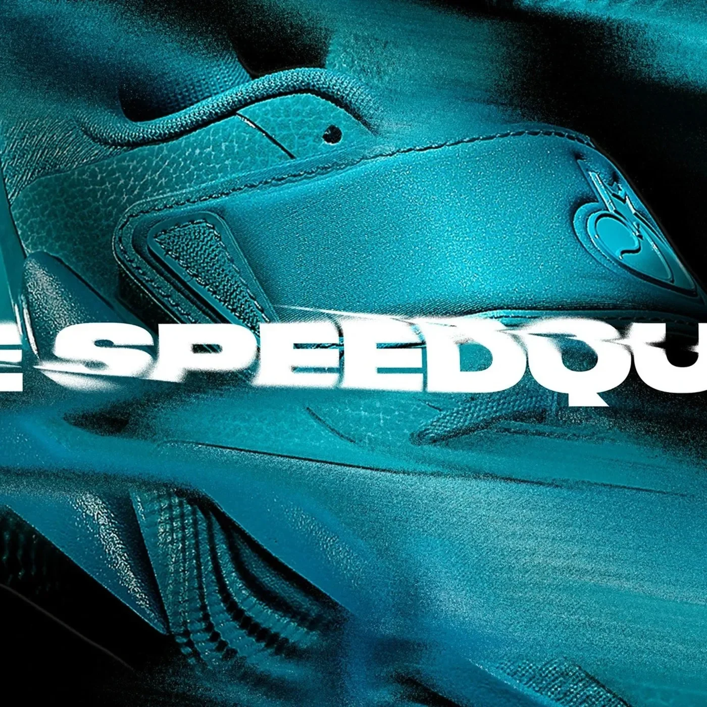 Stretched typography for the dynamic brand identity sports branding campaign