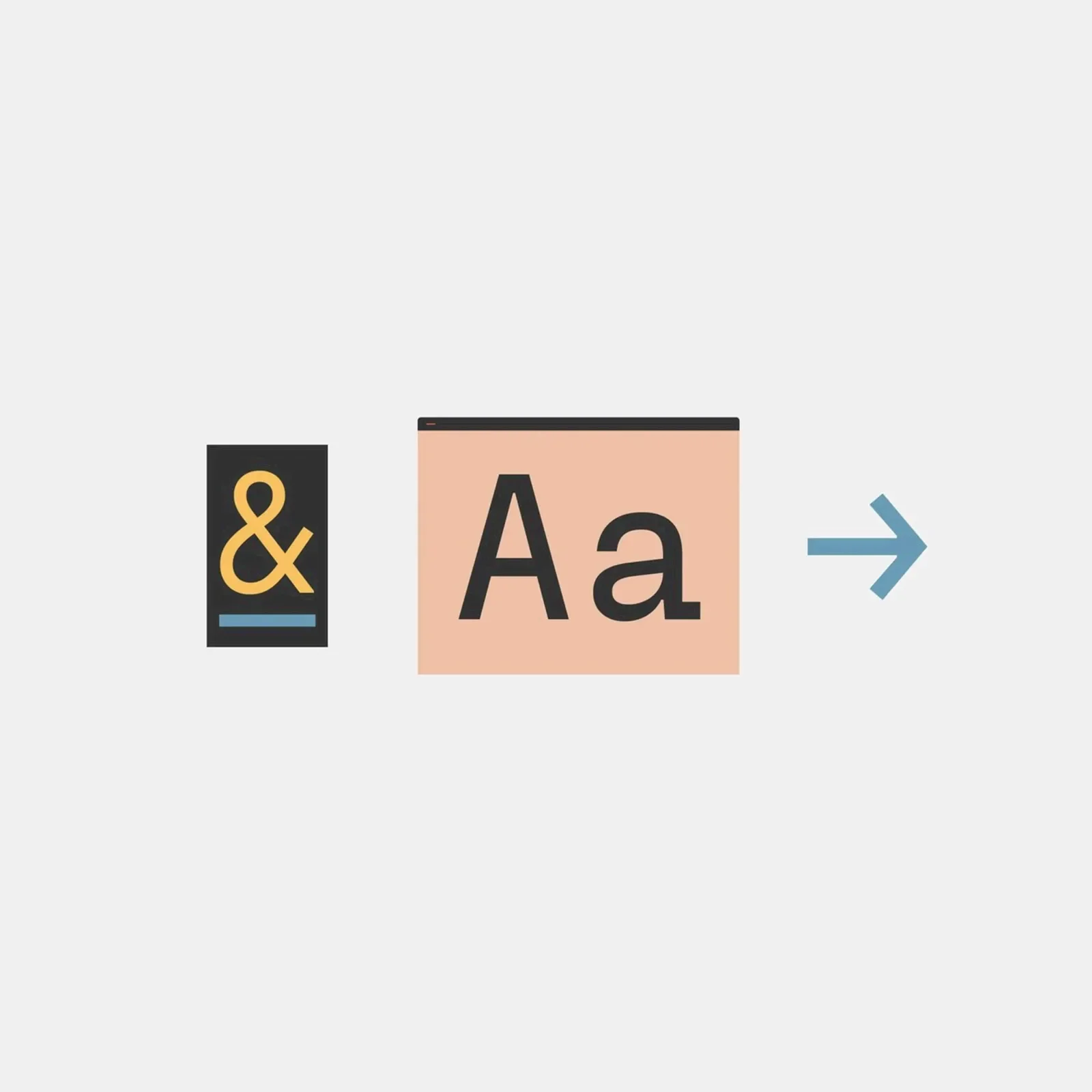 Editorial typographic hierarchy specimen showcasing Fraktion Mono font weights and glyph styles