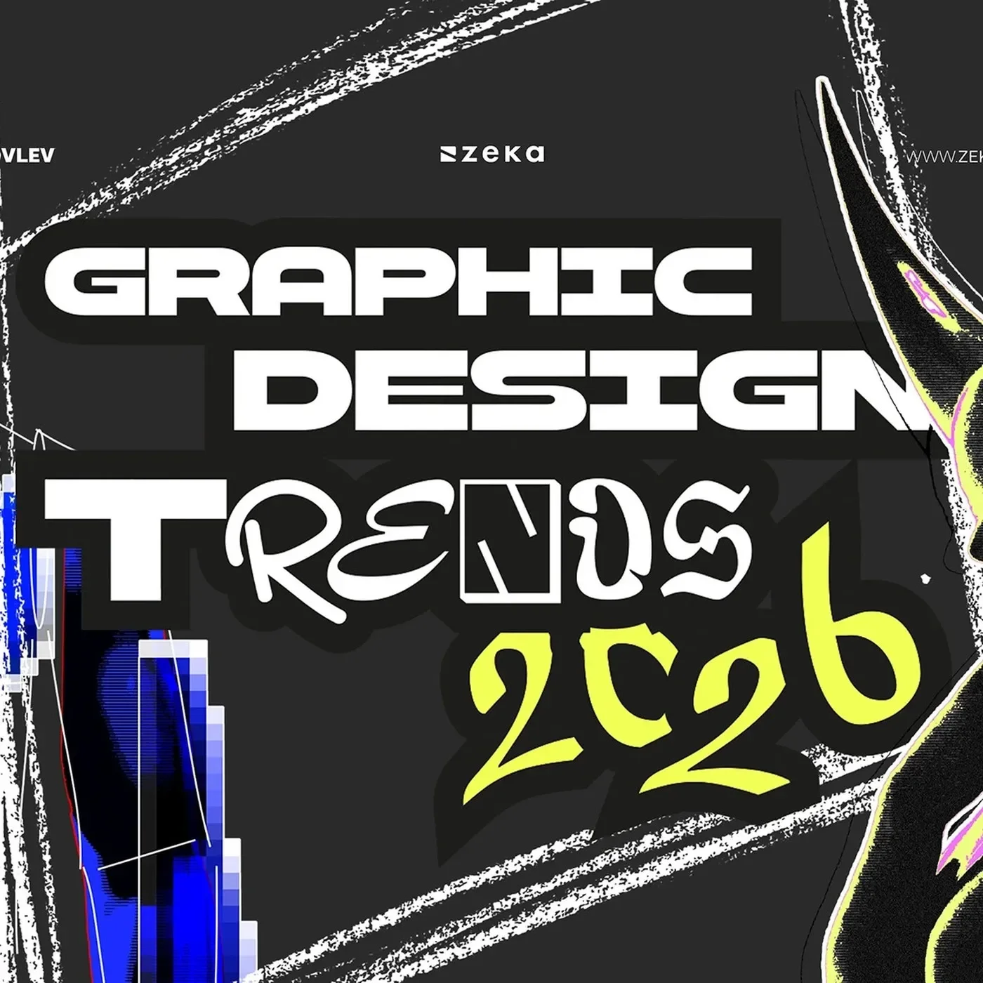 graphic design trends 2026 poster series layout view