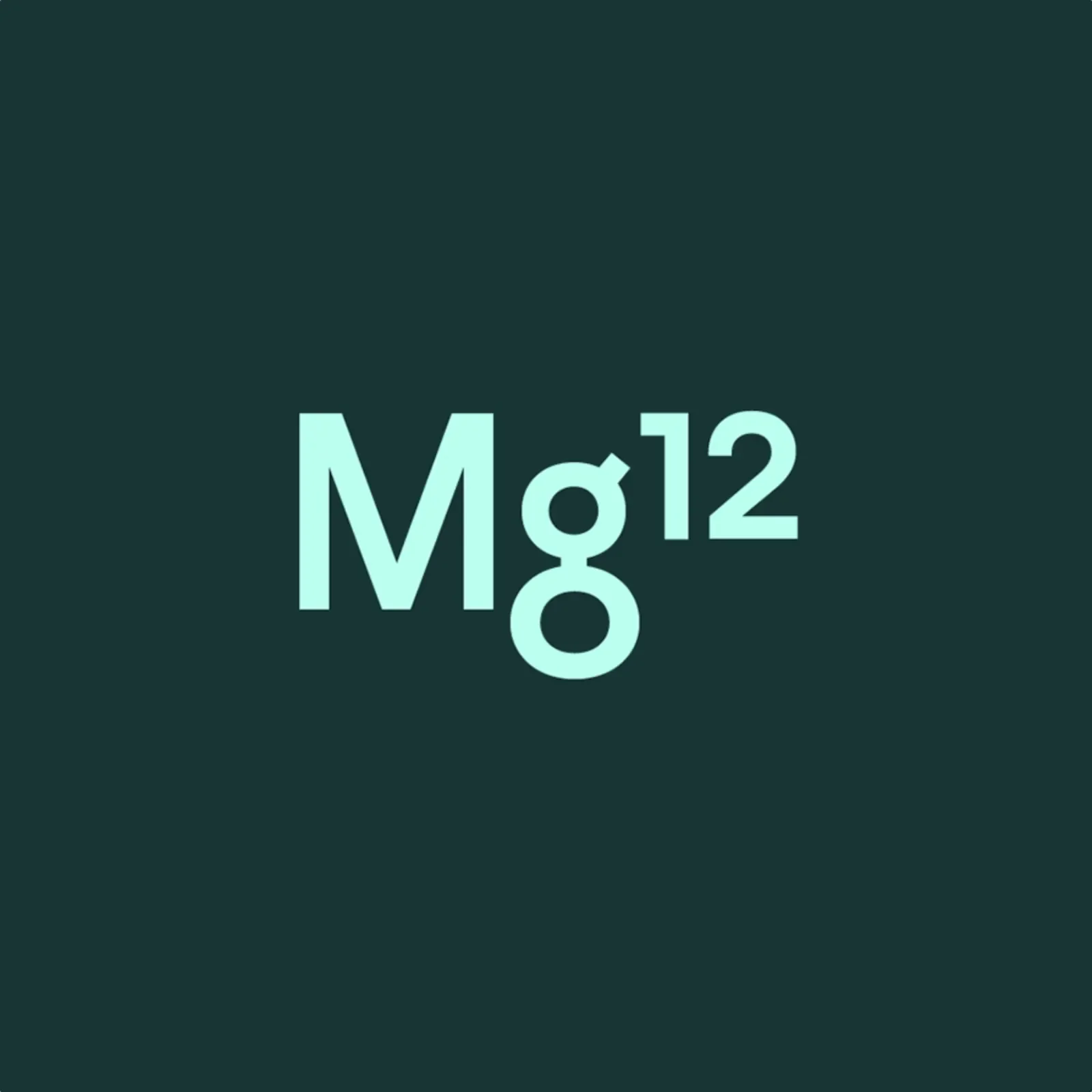 Mg¹² font branding hero graphic mockup