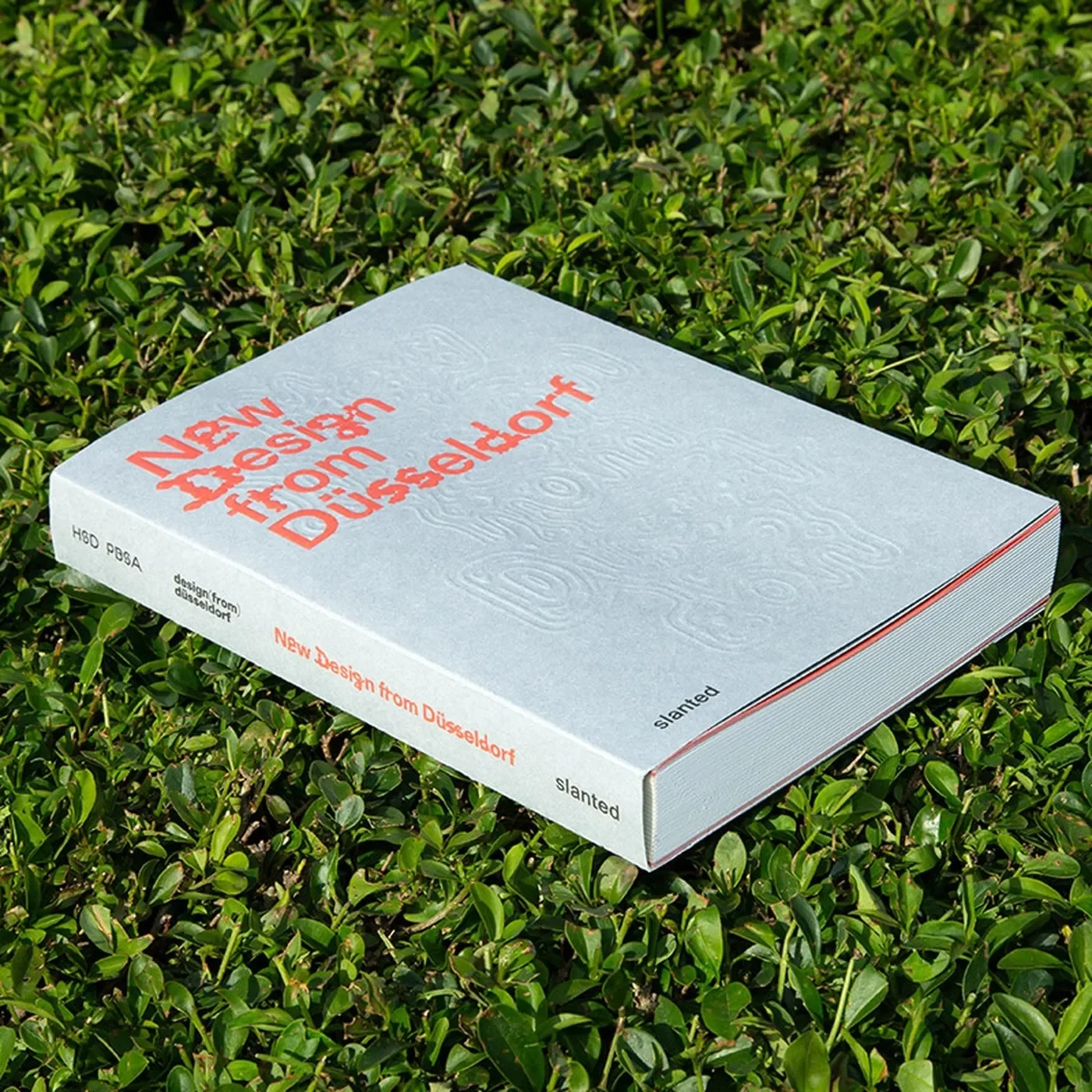 New Design from Düsseldorf 2026 cover — graphic design book by Slanted Publishers