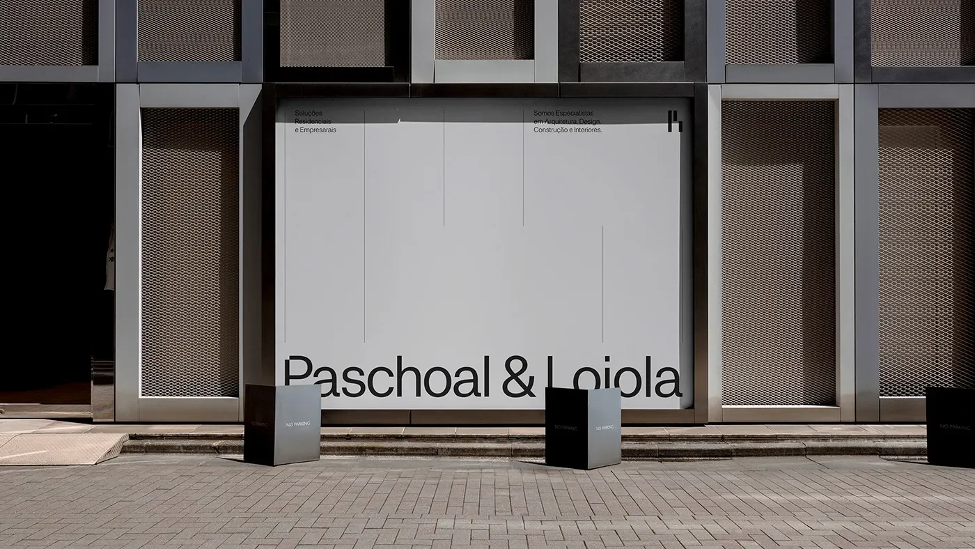 Paschoal & Loiola branding hero layout mockup